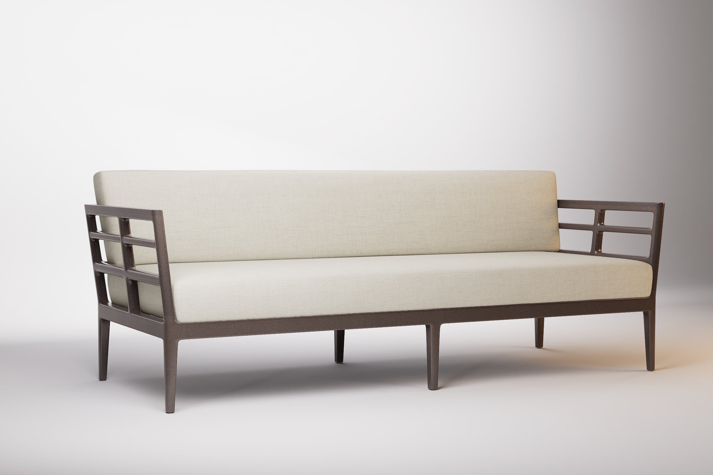 Vienna Outdoor Sofa 3 Seat Aluminium