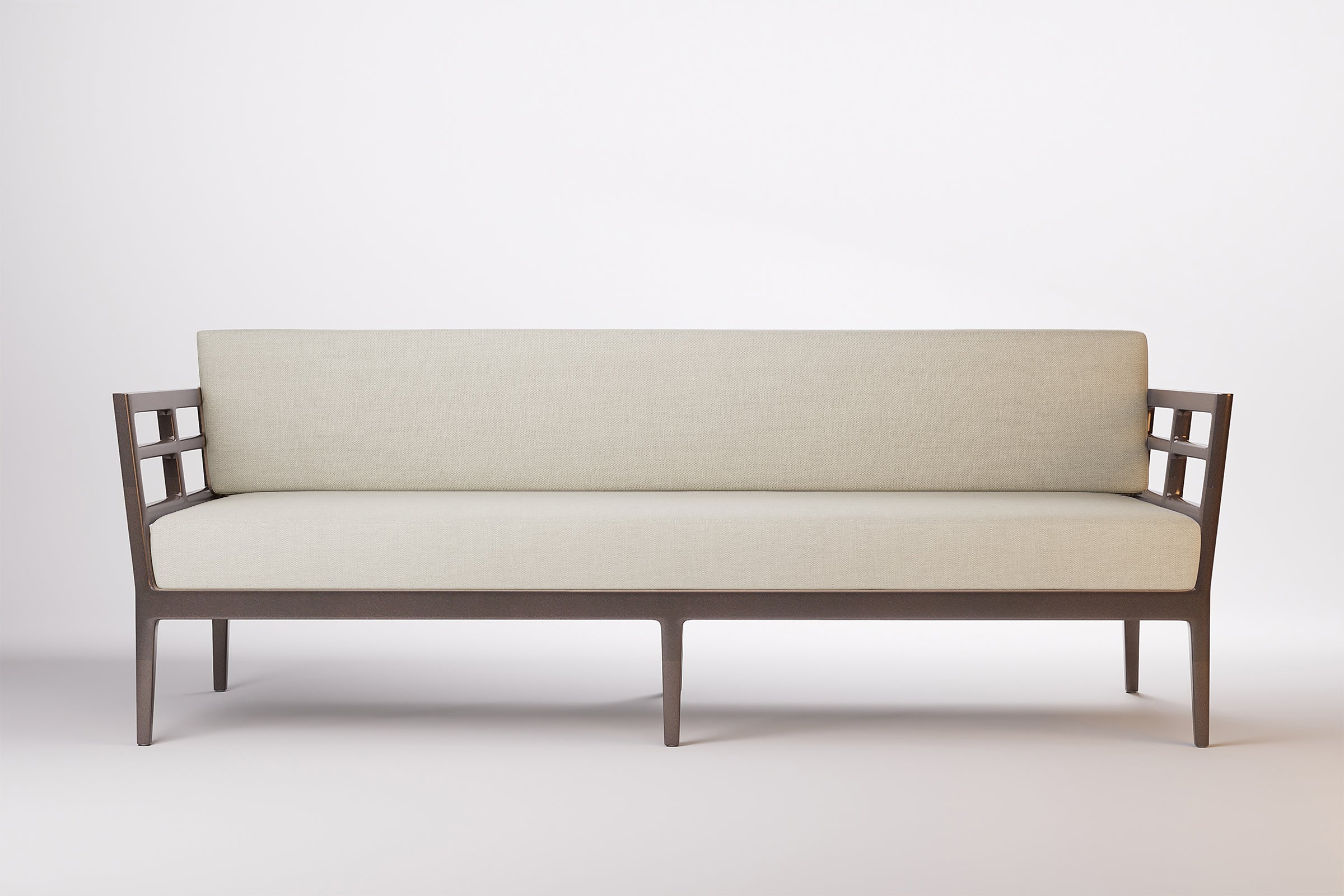 Vienna Outdoor Sofa 3 Seat Aluminium