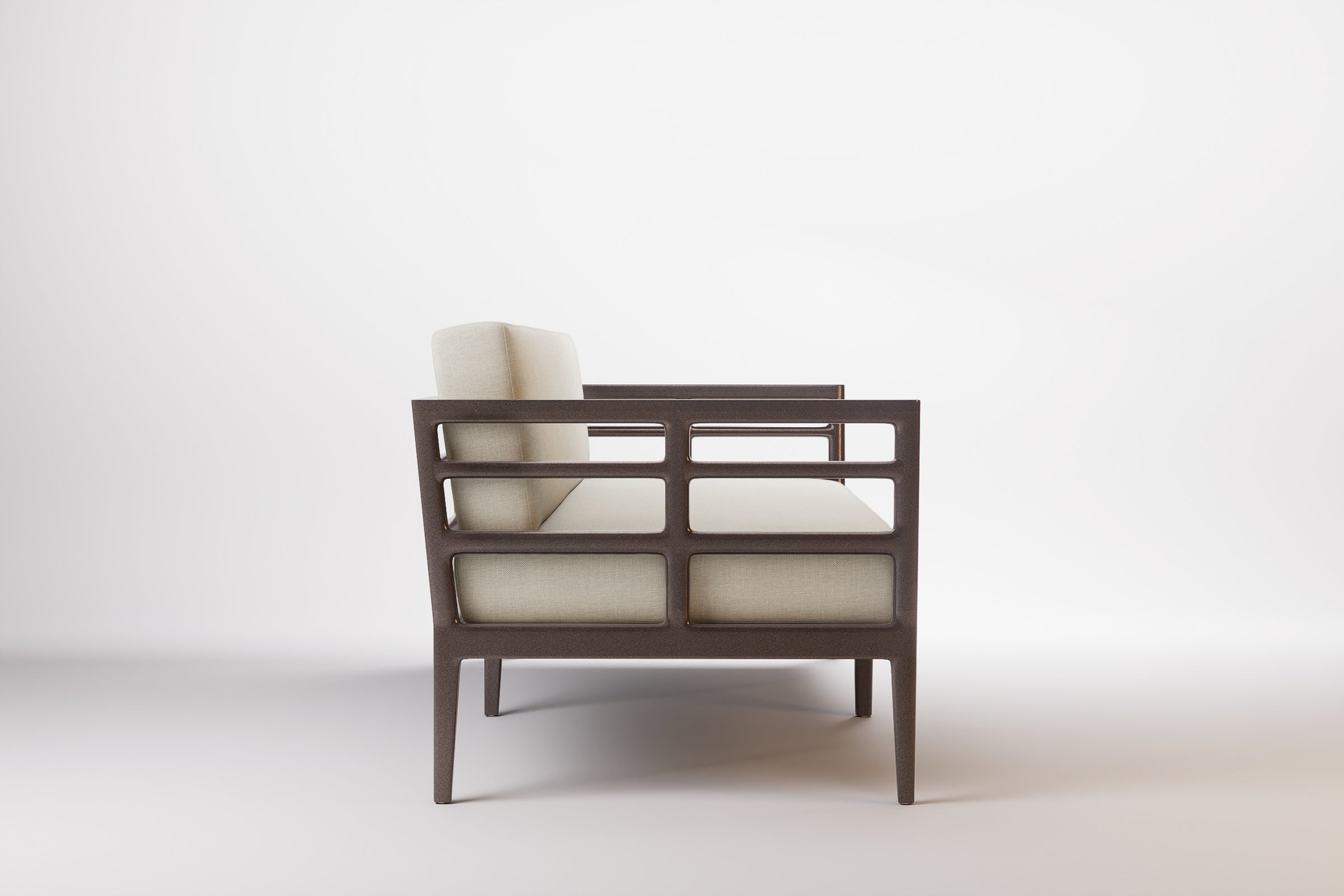 Vienna Outdoor Sofa 3 Seat Aluminium