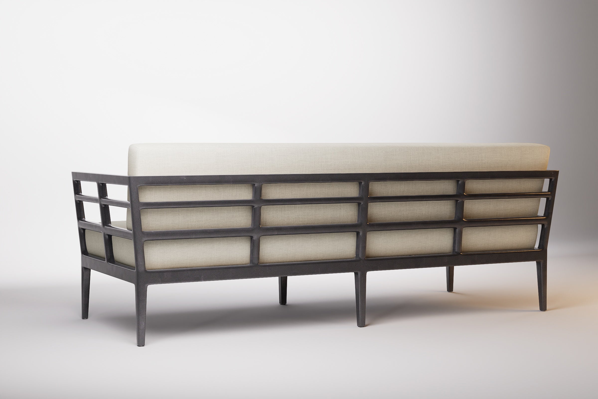 Vienna Outdoor Sofa 3 Seat Aluminium