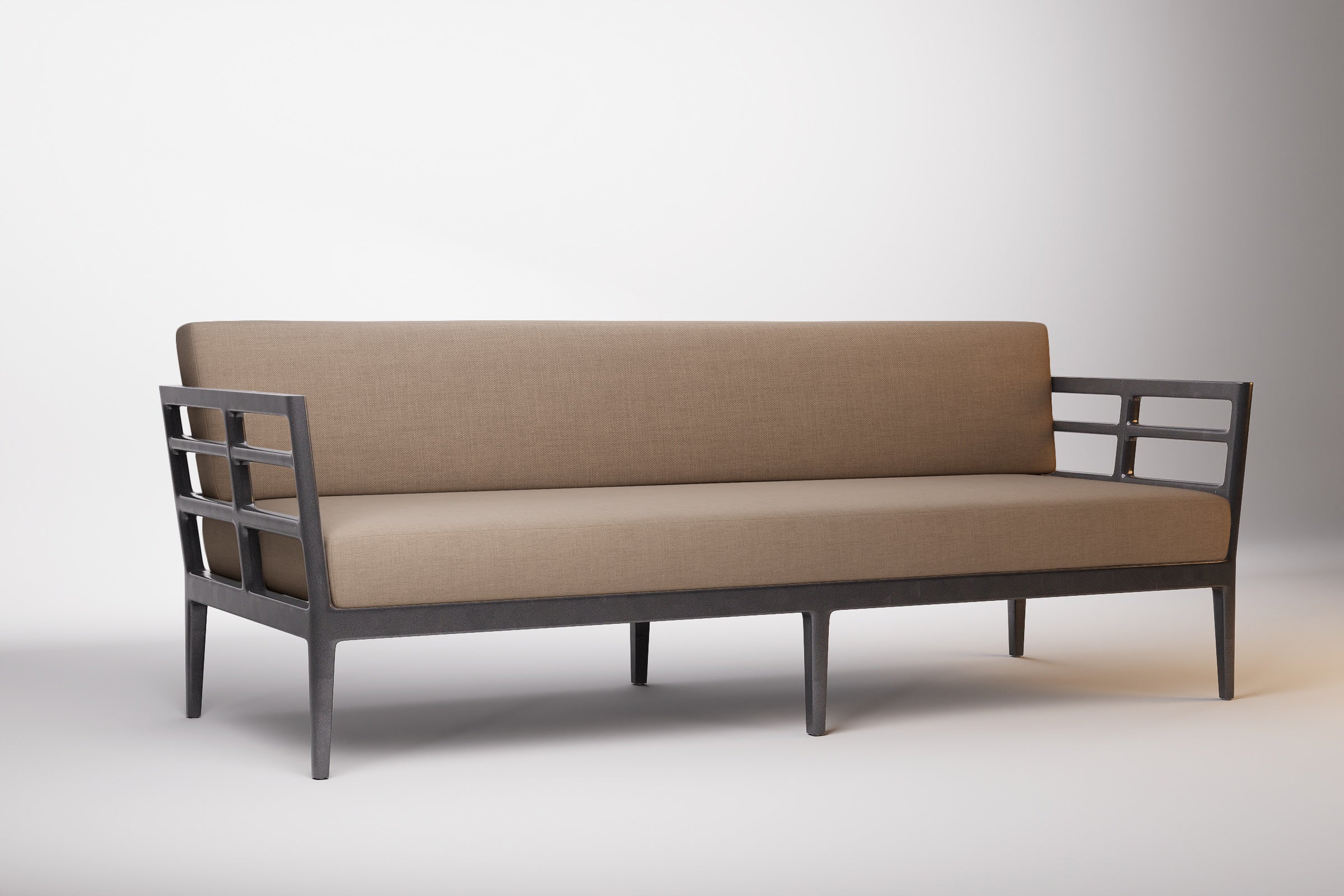 Vienna Outdoor Sofa 3 Seat Aluminium