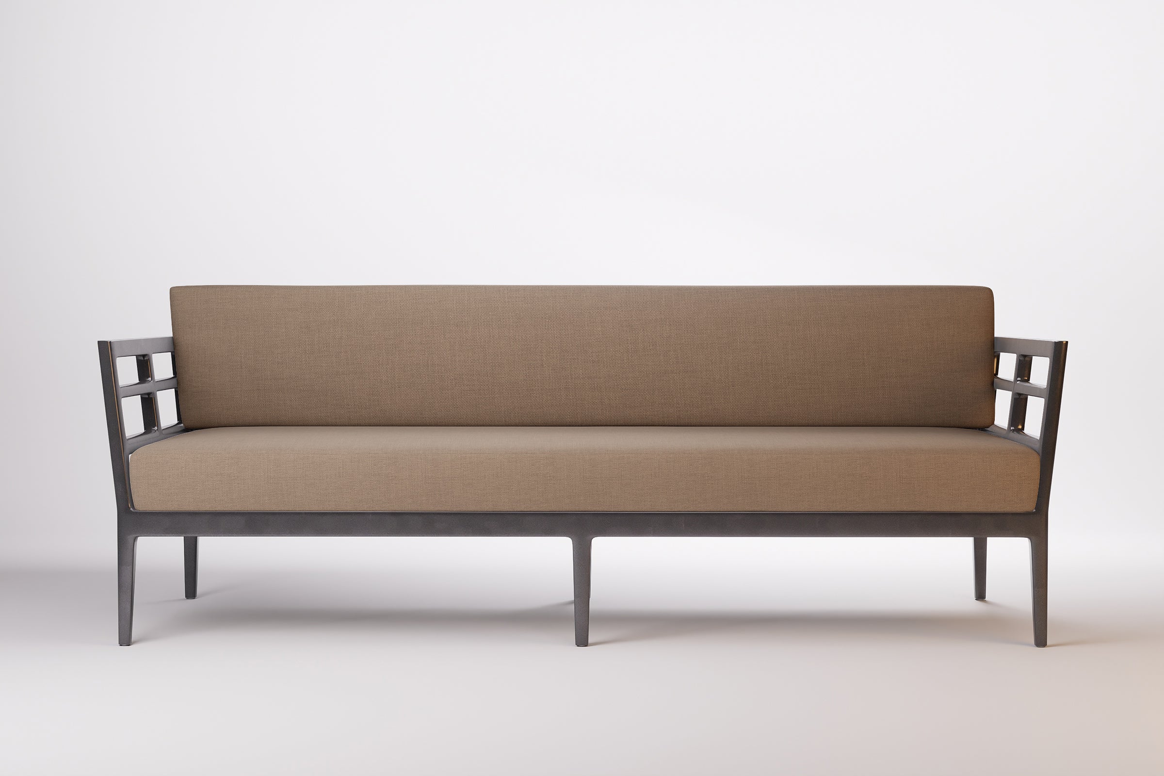 Vienna Outdoor Sofa 3 Seat Aluminium