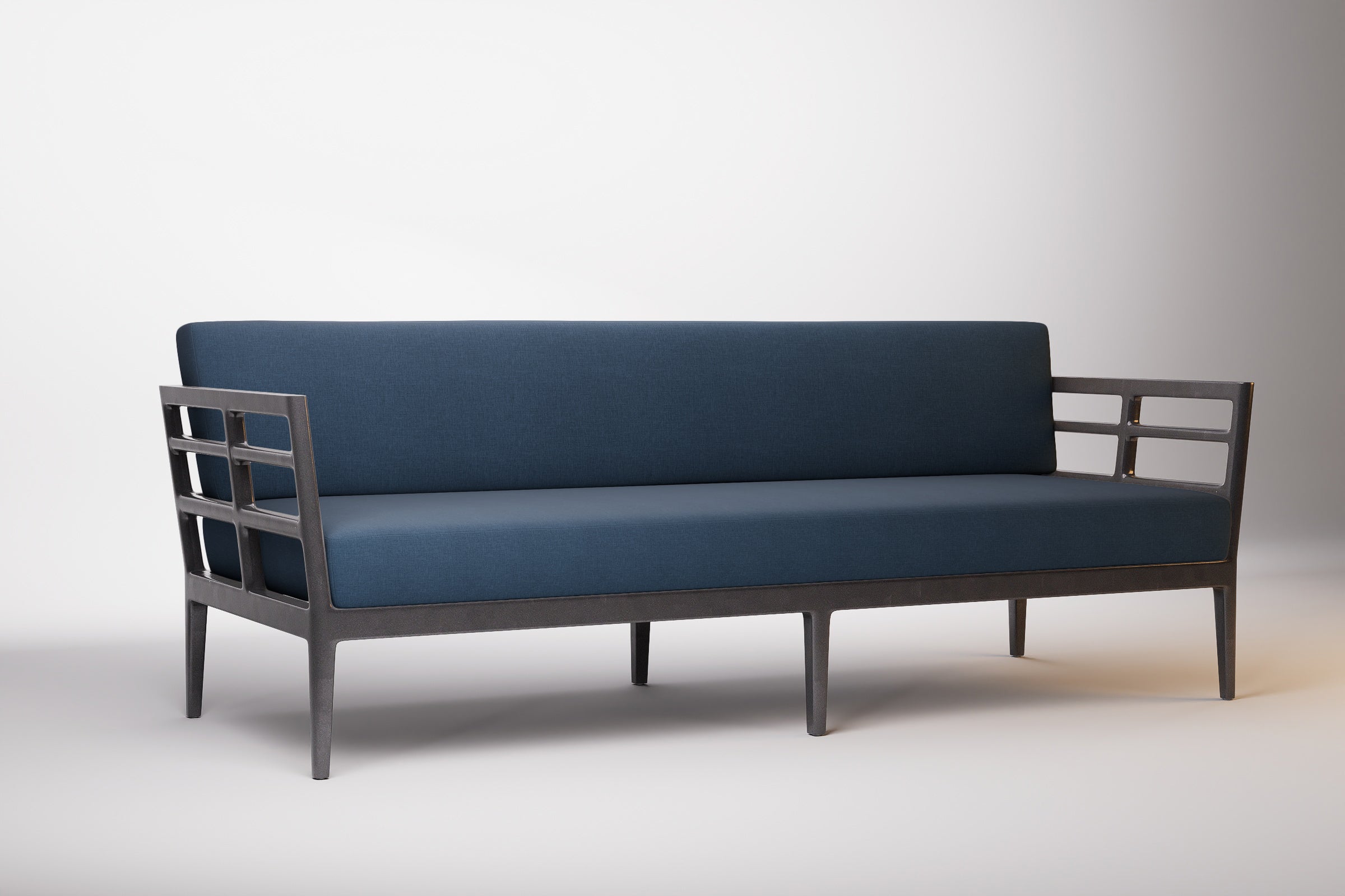 Vienna Outdoor Sofa 3 Seat Aluminium