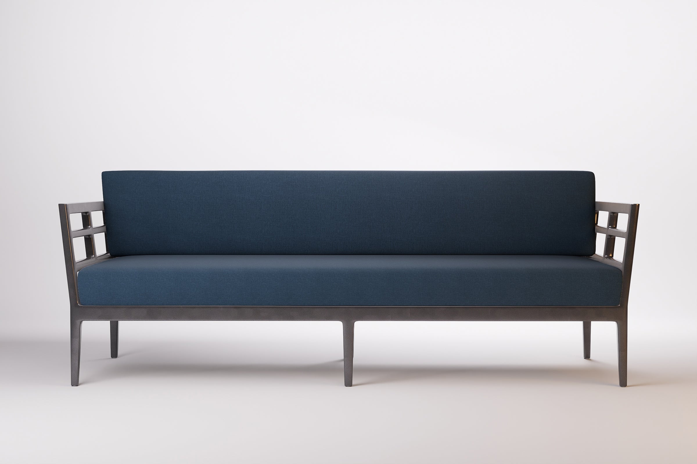 Vienna Outdoor Sofa 3 Seat Aluminium