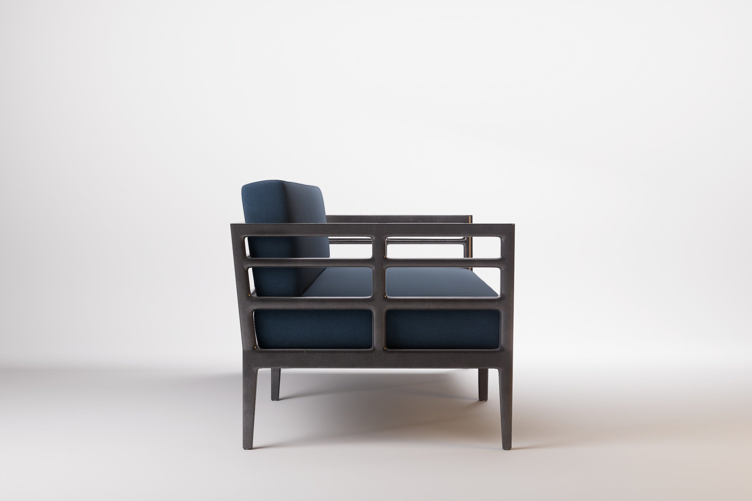 Vienna Outdoor Sofa 3 Seat Aluminium