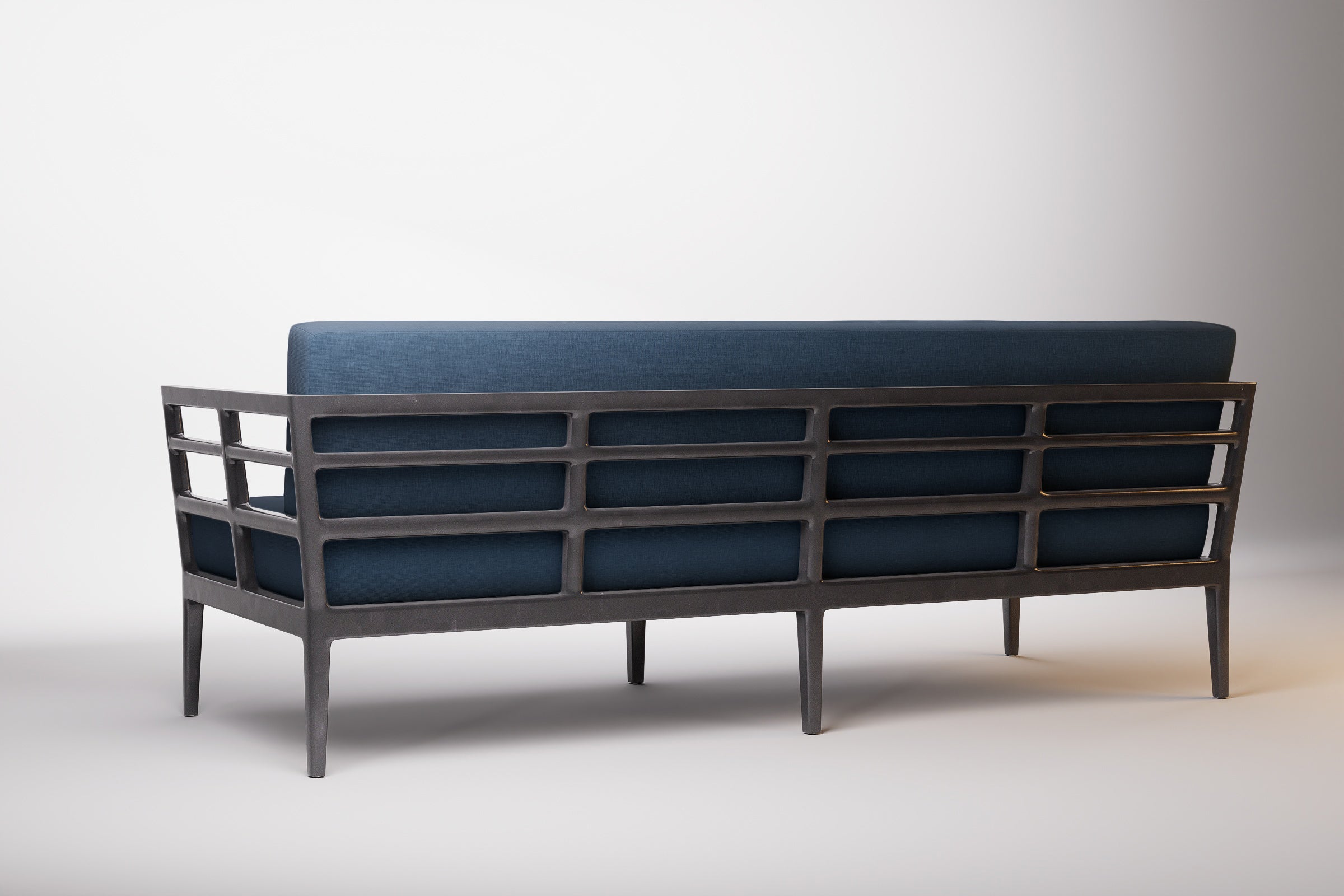 Vienna Outdoor Sofa 3 Seat Aluminium