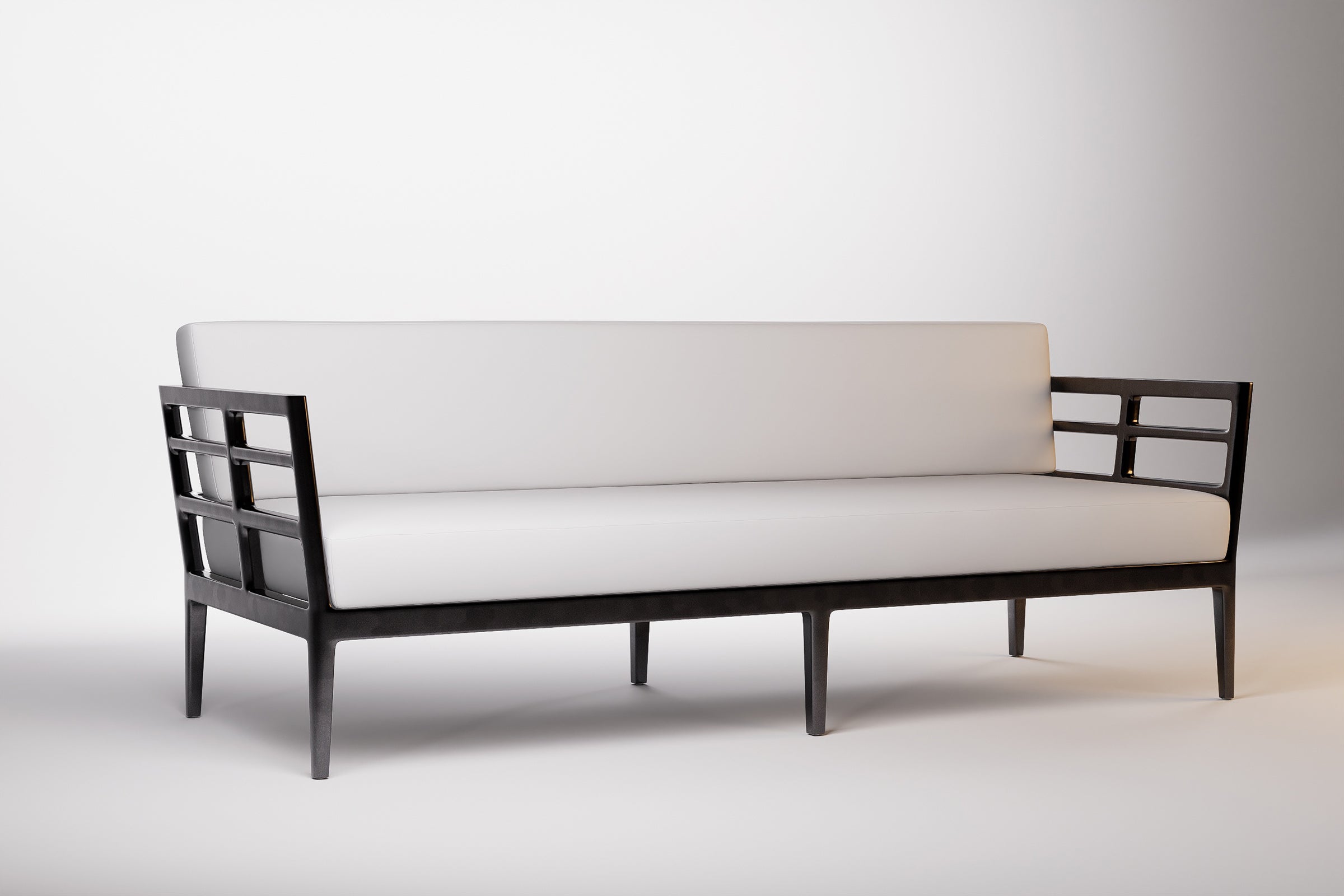 Vienna Outdoor Sofa 3 Seat Aluminium