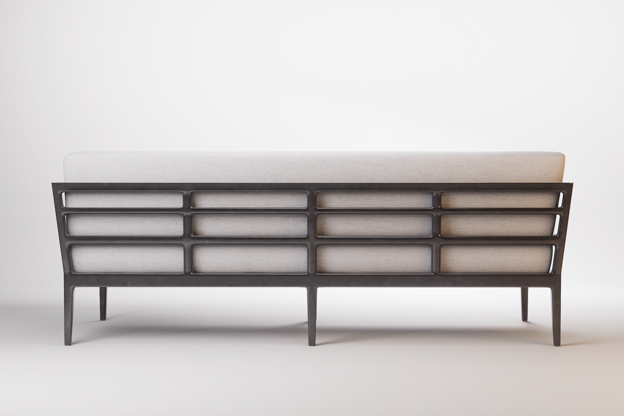 Vienna Outdoor Sofa 3 Seat Aluminium