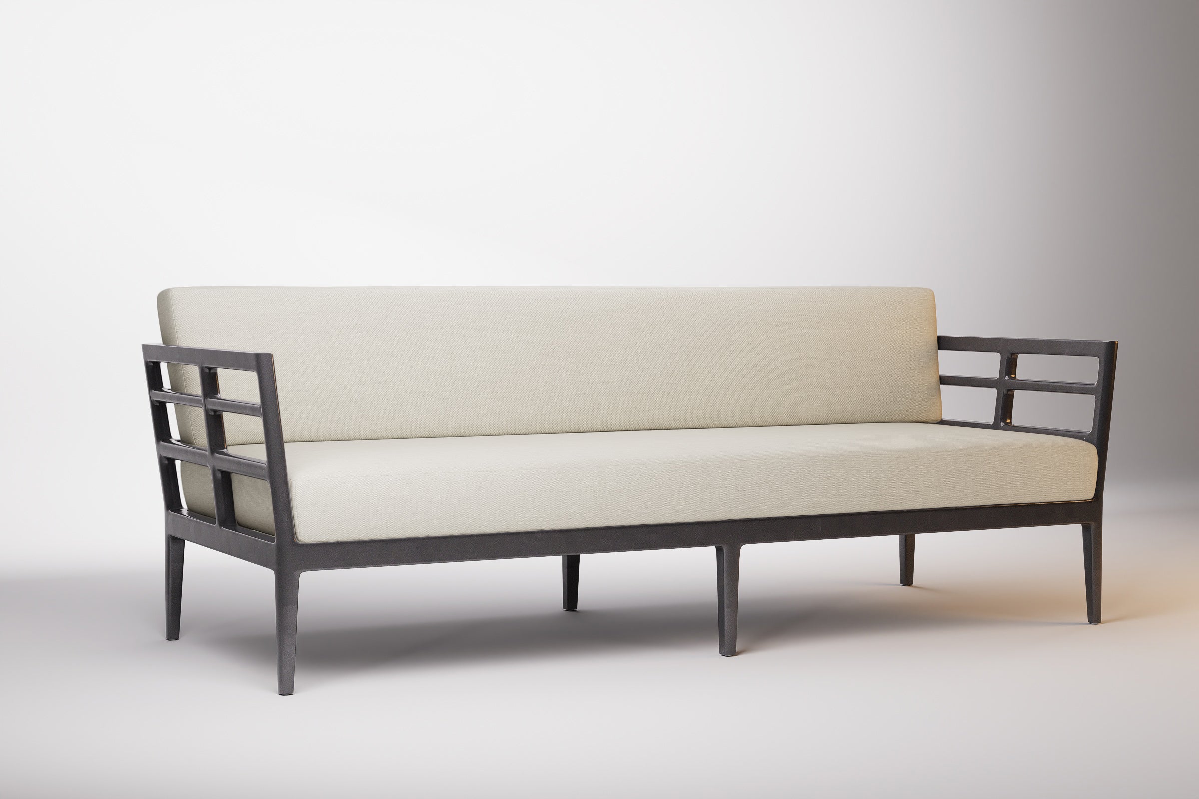 Vienna Outdoor Sofa 3 Seat Aluminium