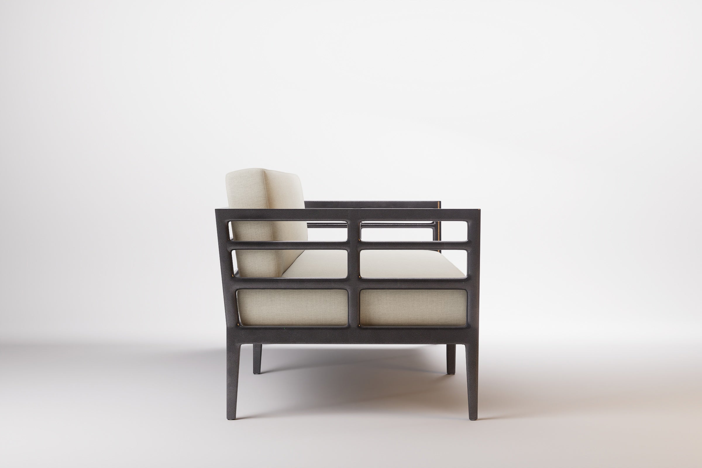 Vienna Outdoor Sofa 3 Seat Aluminium