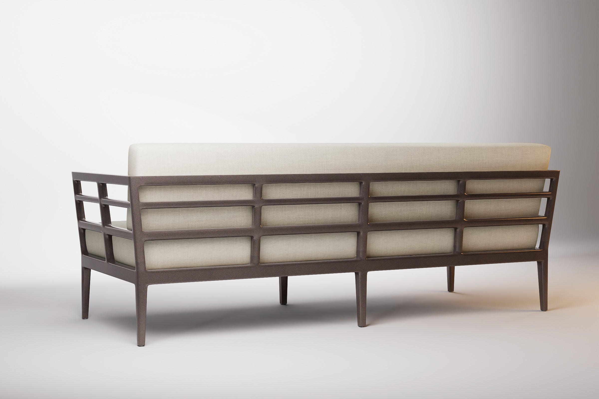 Vienna Outdoor Sofa 3 Seat Aluminium