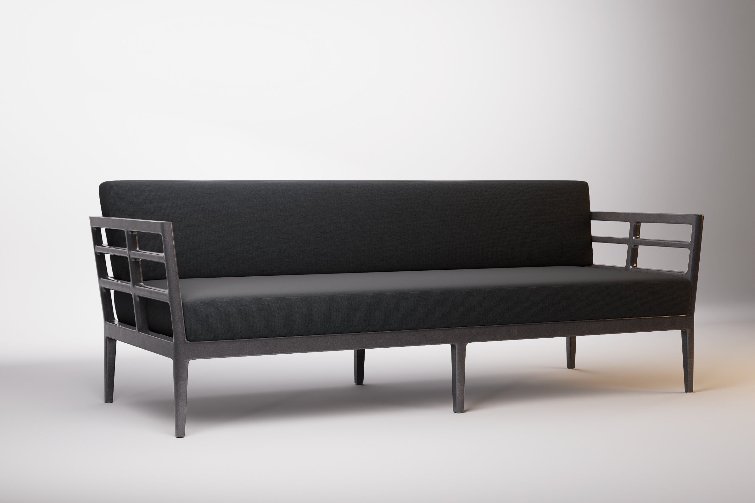 Vienna Outdoor Sofa 3 Seat Aluminium