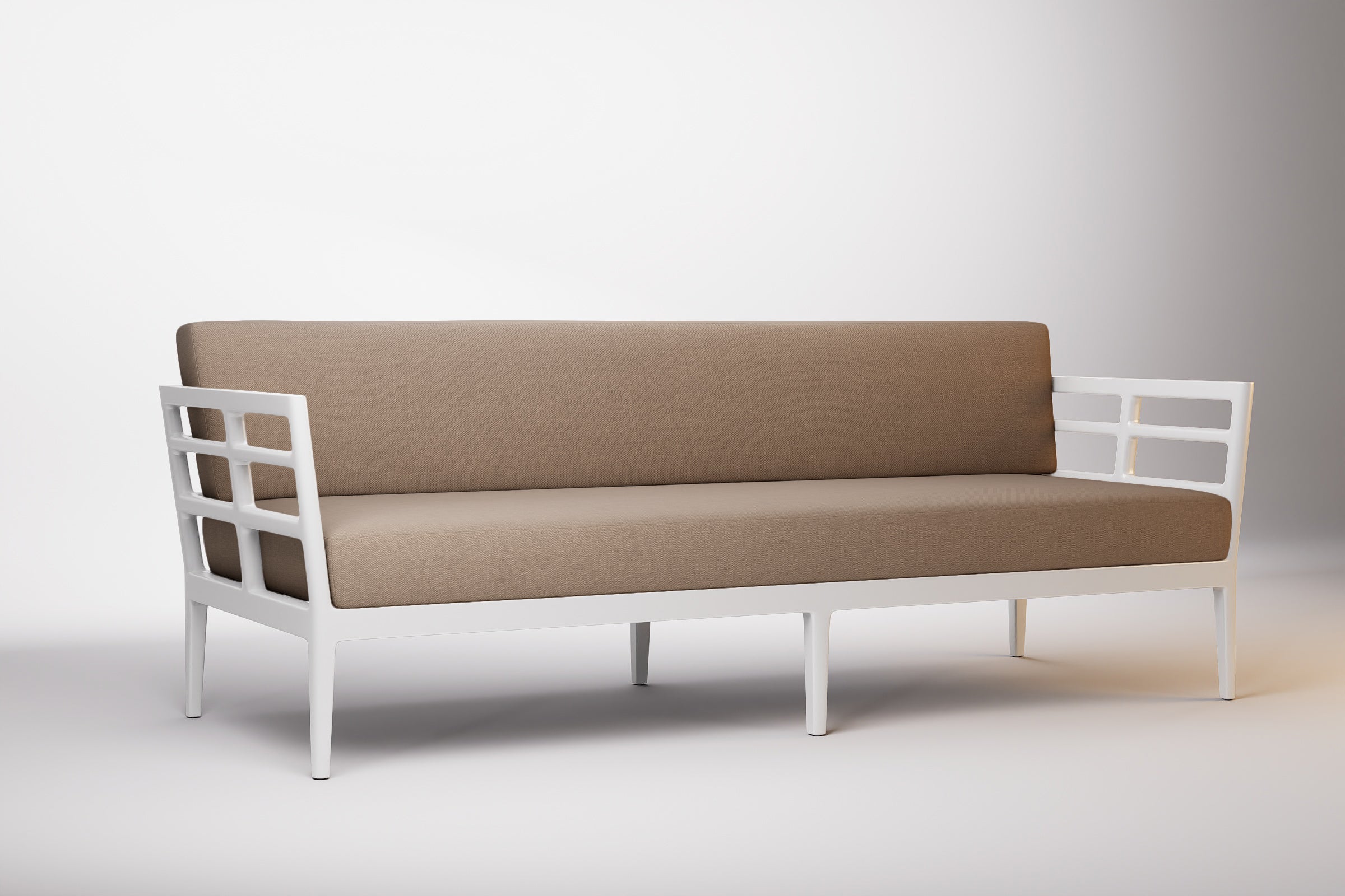 Vienna Outdoor Sofa 3 Seat Aluminium