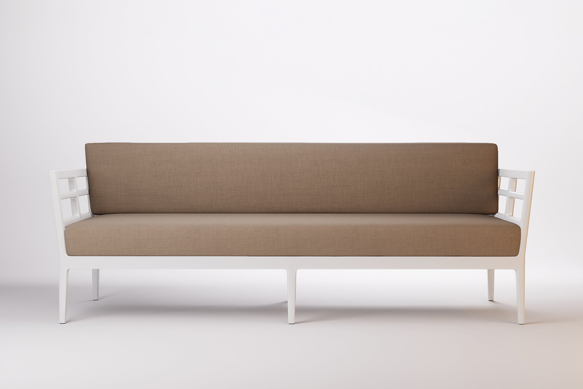 Vienna Outdoor Sofa 3 Seat Aluminium