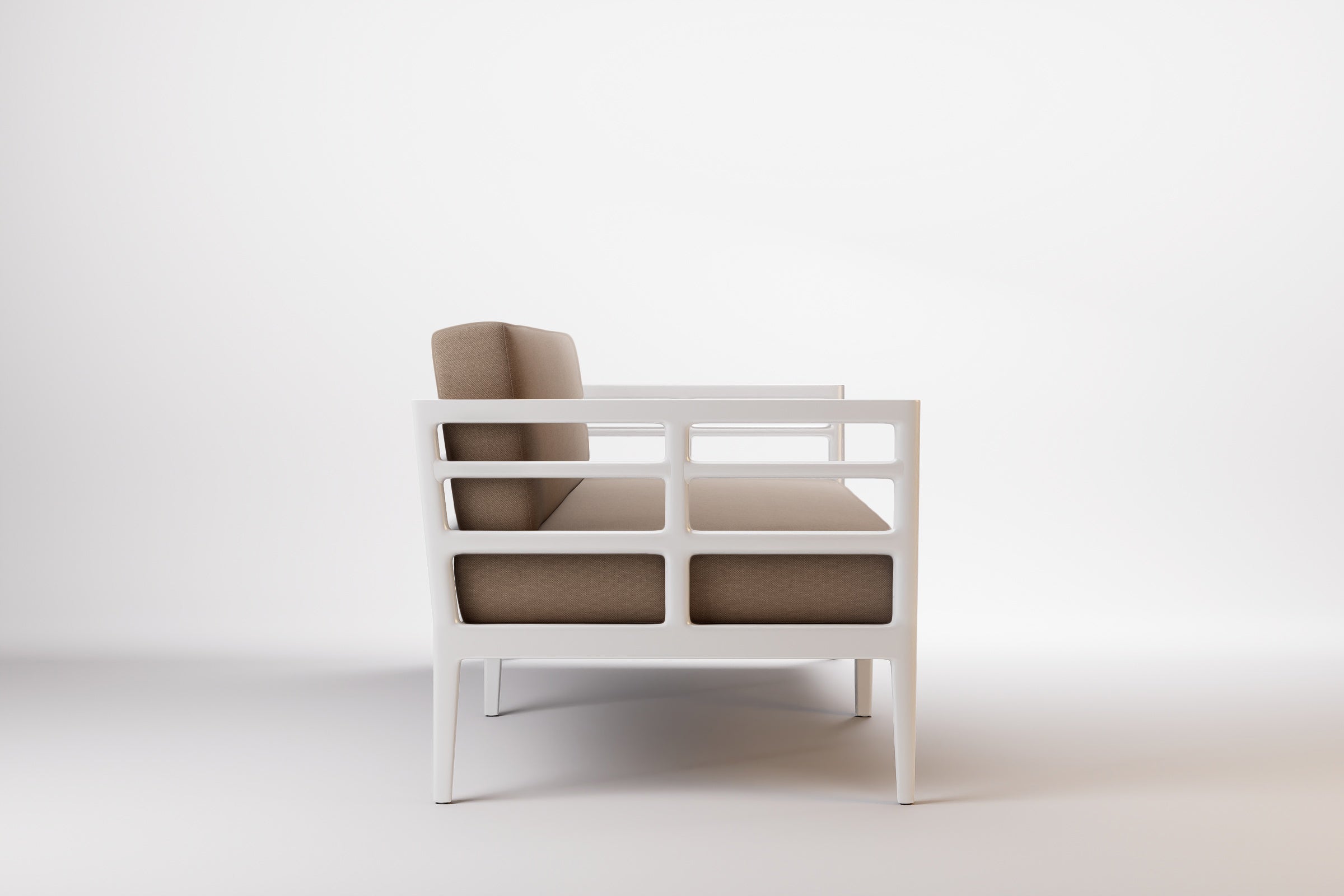 Vienna Outdoor Sofa 3 Seat Aluminium