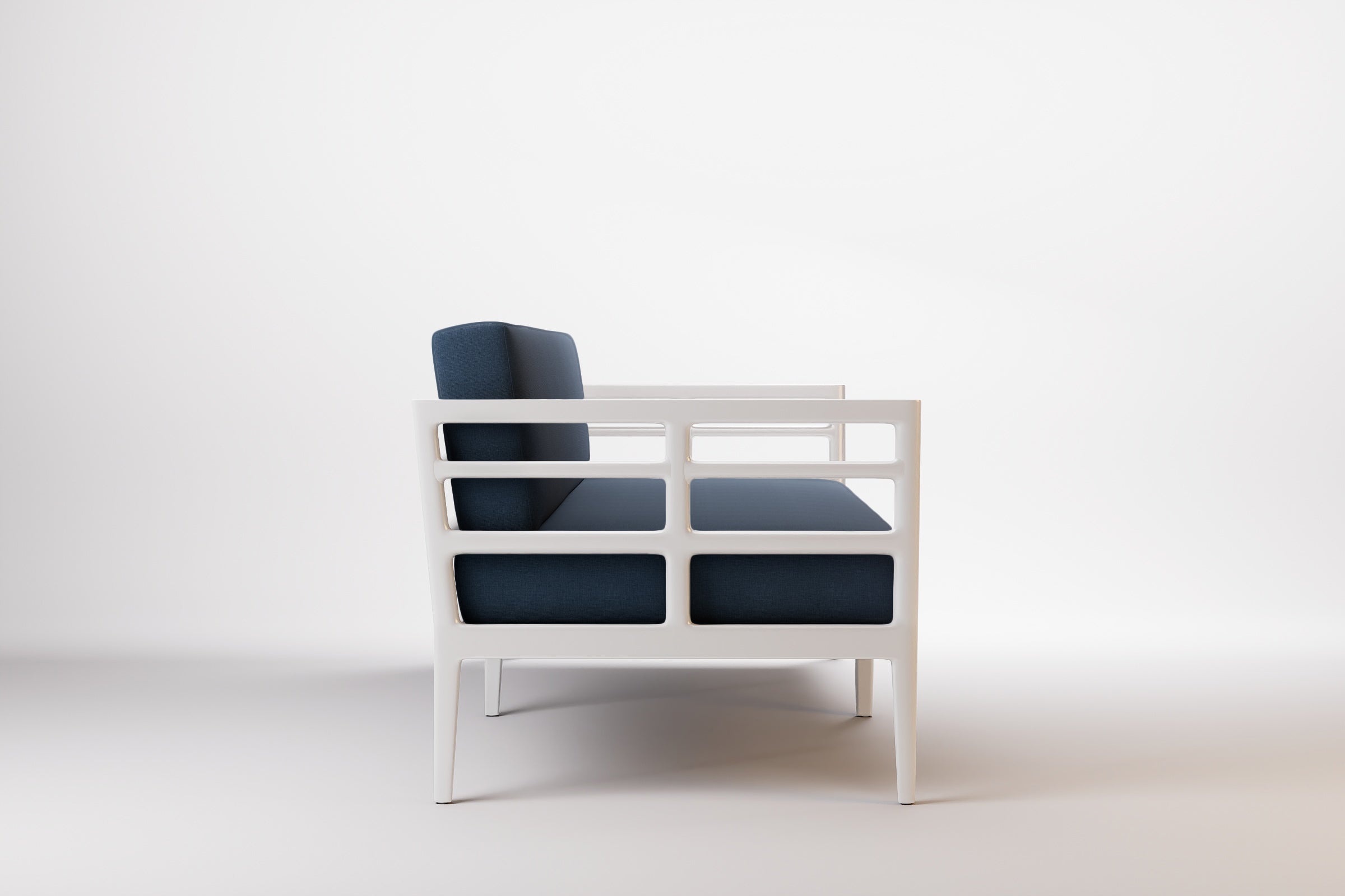 Vienna Outdoor Sofa 3 Seat Aluminium