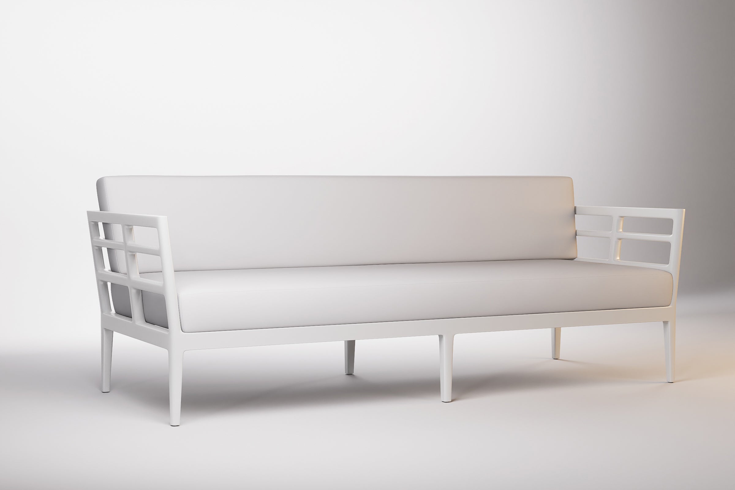 Vienna Outdoor Sofa 3 Seat Aluminium
