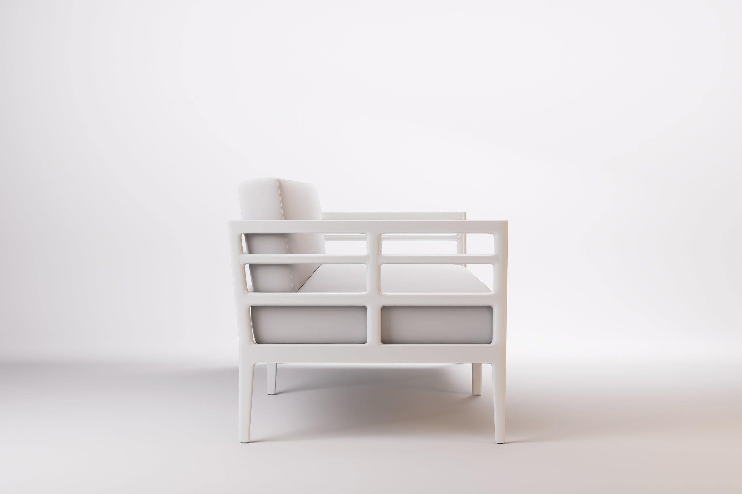 Vienna Outdoor Sofa 3 Seat Aluminium