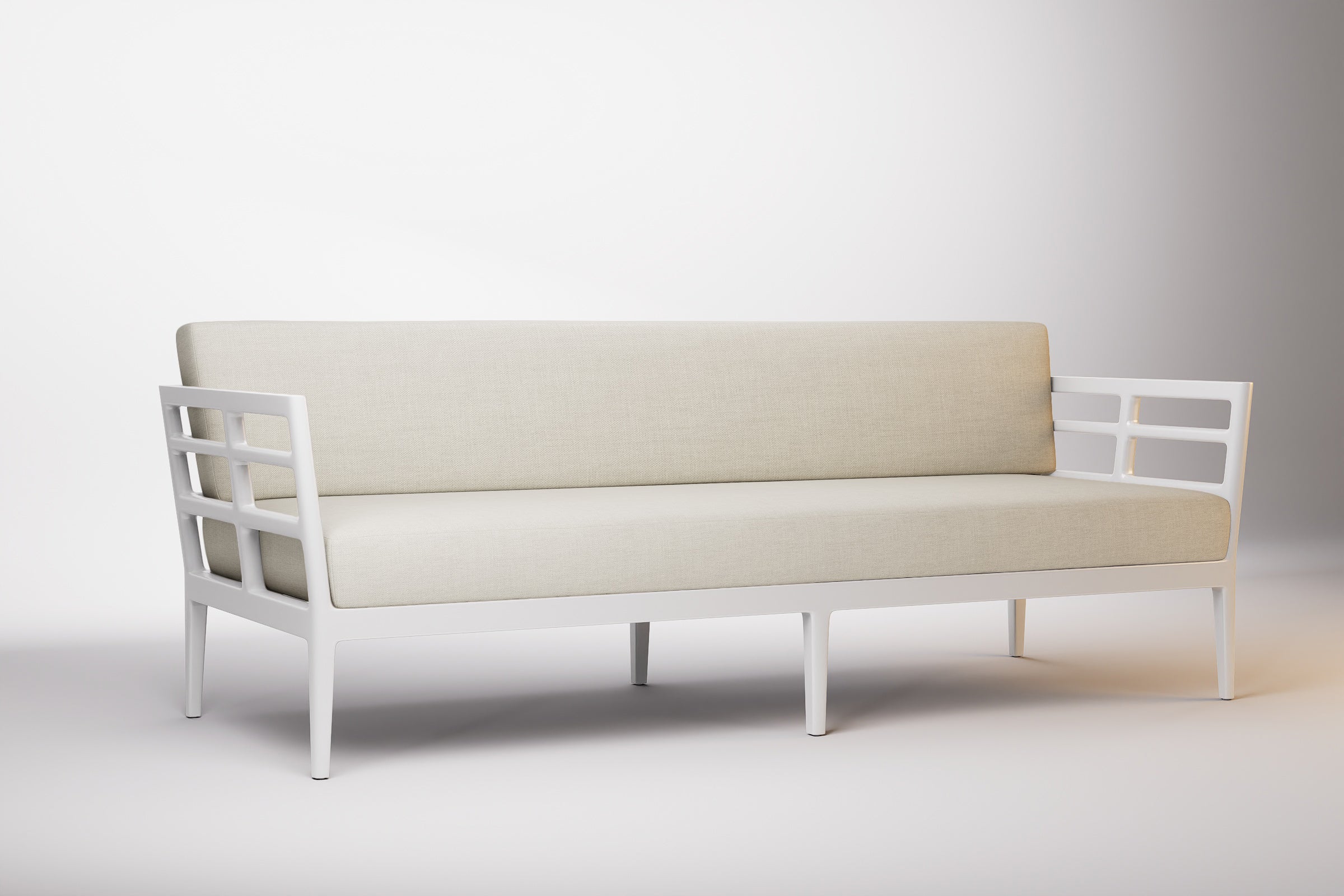 Vienna Outdoor Sofa 3 Seat Aluminium