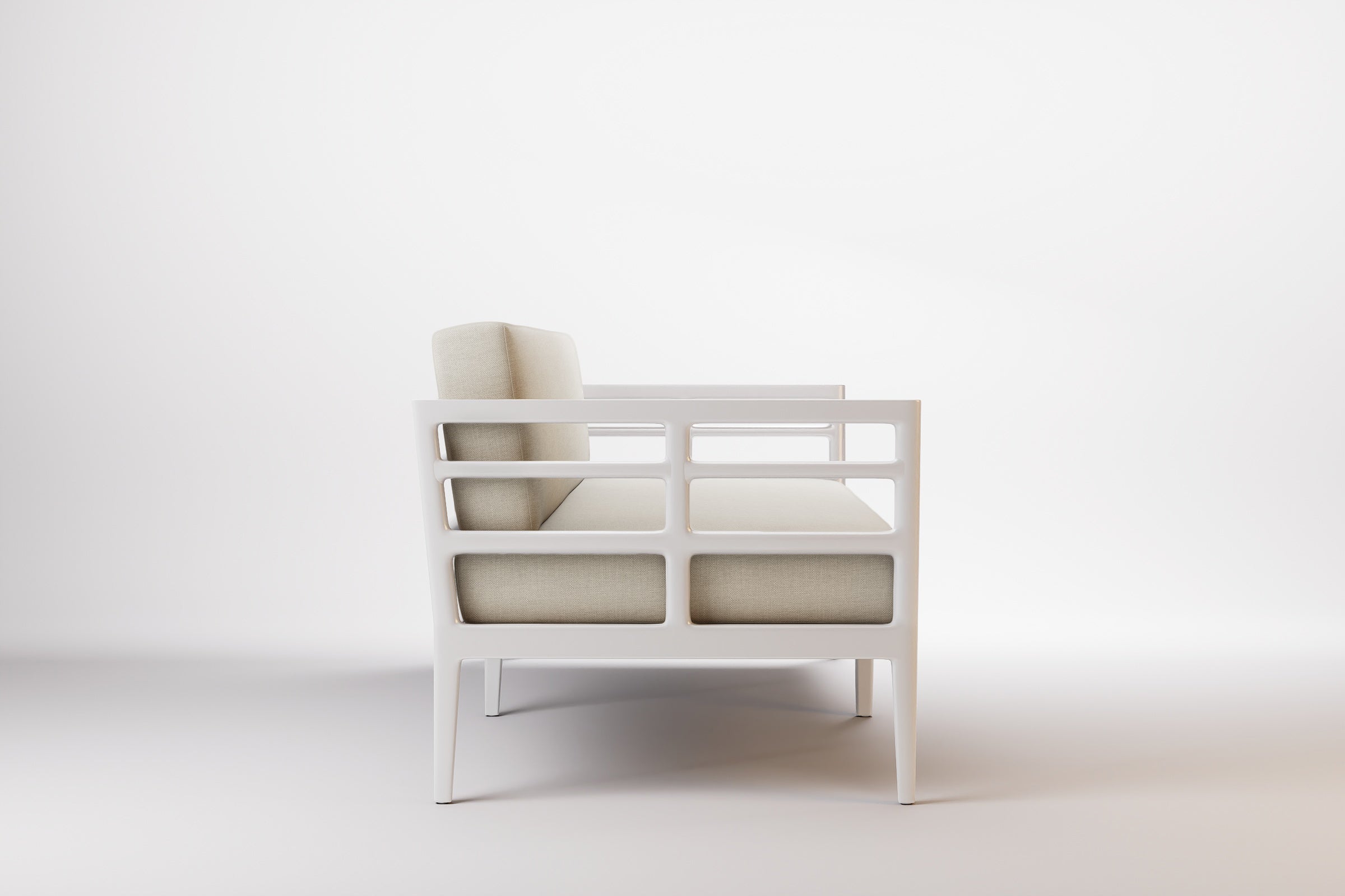 Vienna Outdoor Sofa 3 Seat Aluminium