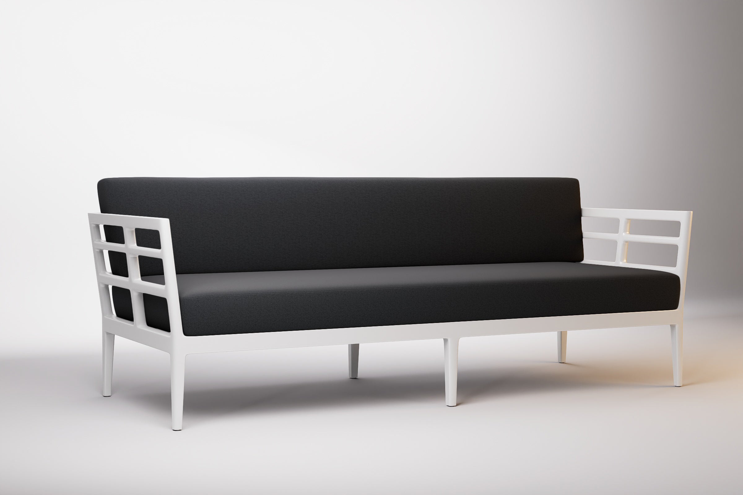 Vienna Outdoor Sofa 3 Seat Aluminium