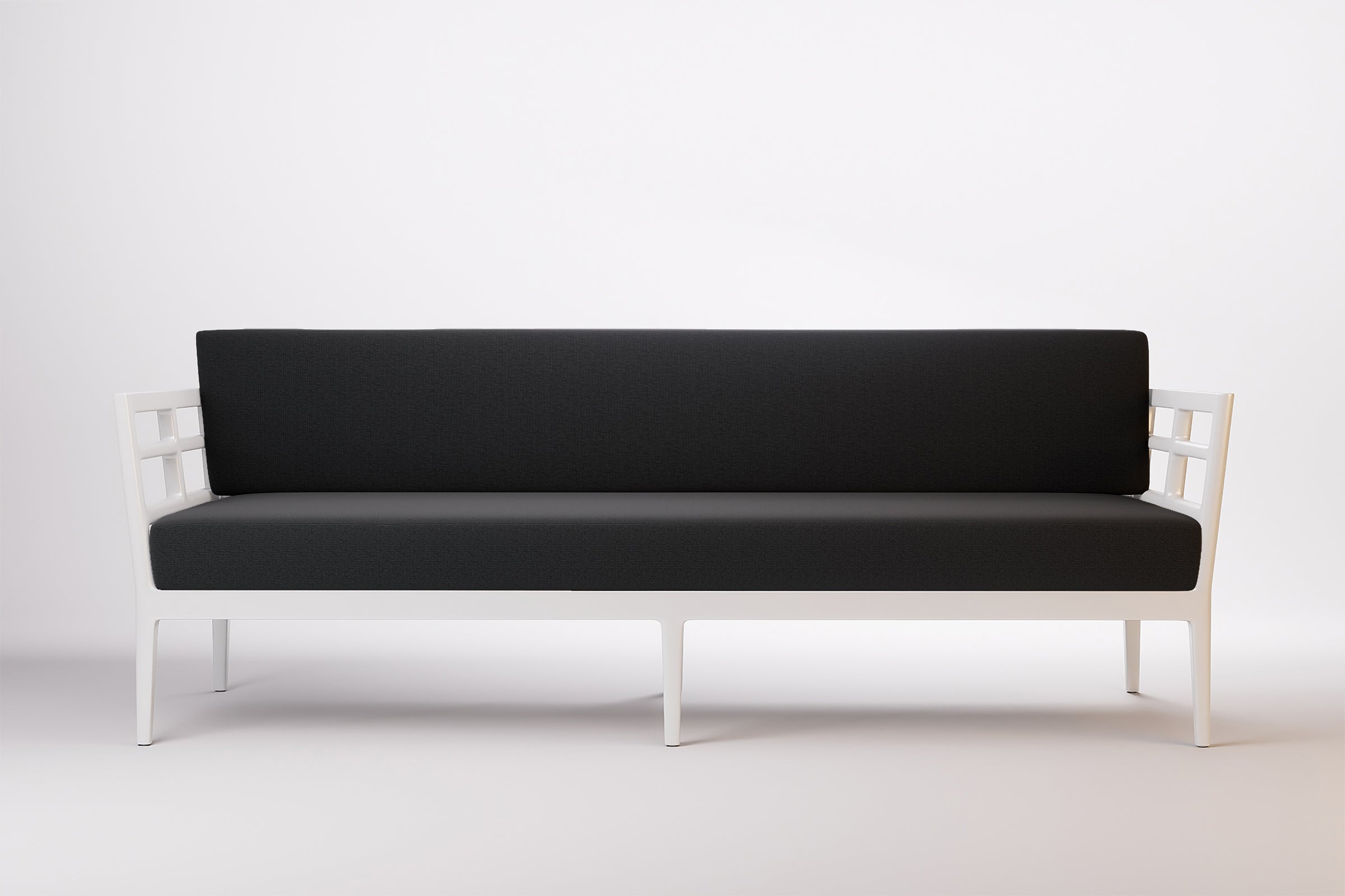 Vienna Outdoor Sofa 3 Seat Aluminium