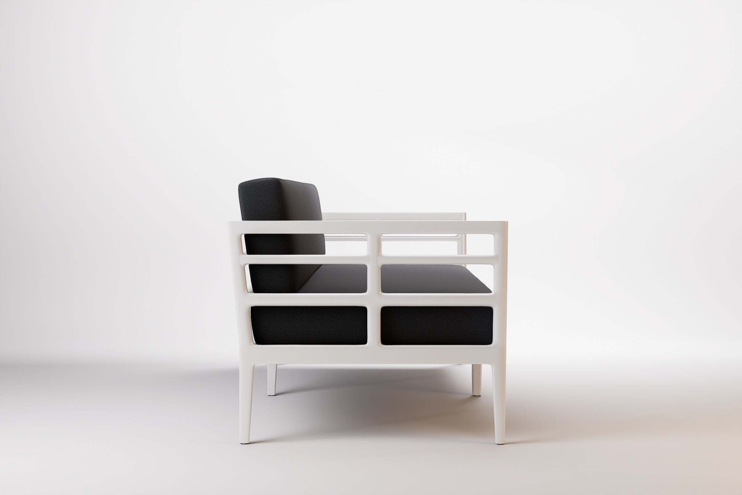 Vienna Outdoor Sofa 3 Seat Aluminium