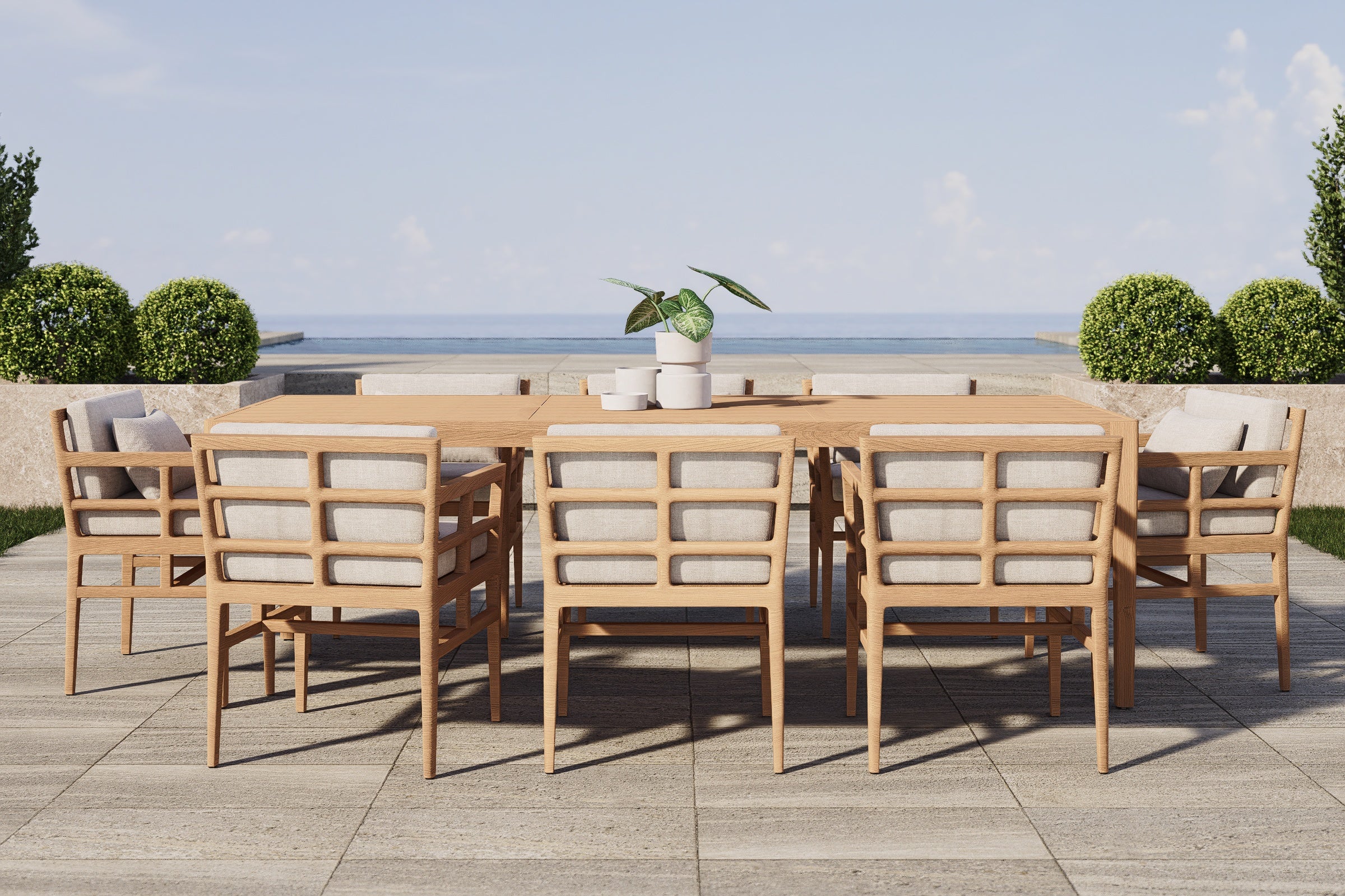 Vienna Outdoor Dining Table Teak