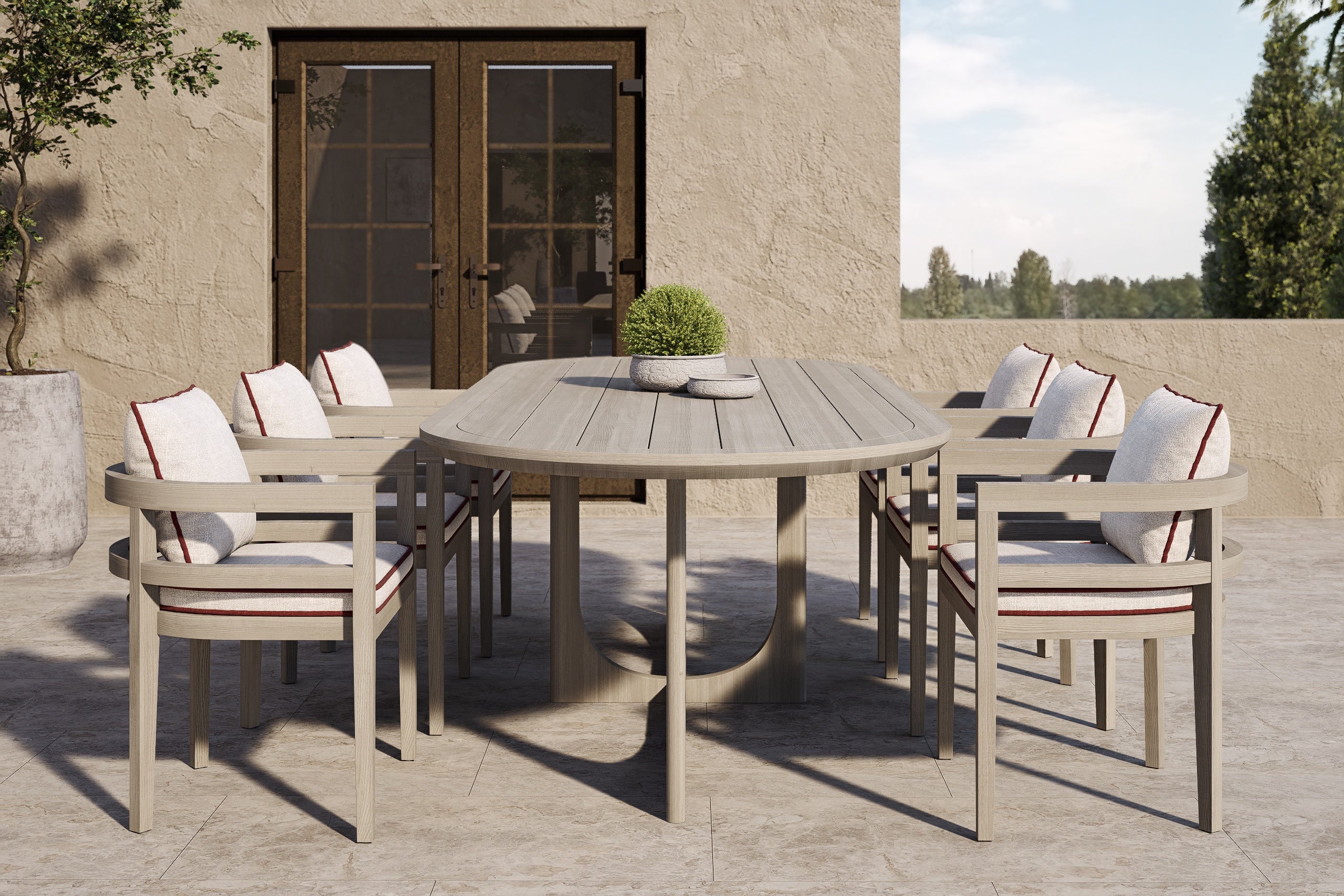 Rome Outdoor Dining Chair Teak