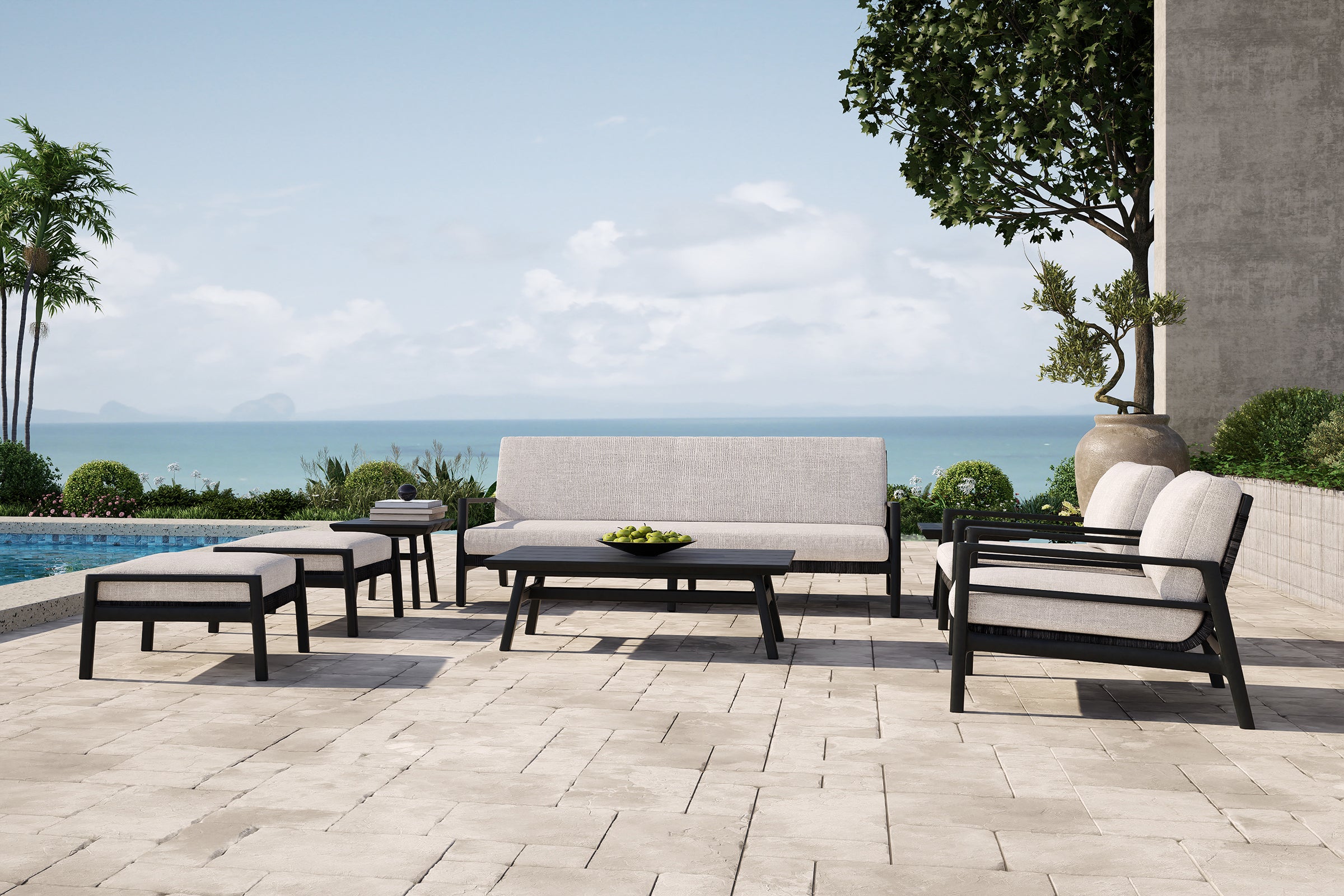 Copenhagen Outdoor Coffee Table Aluminium
