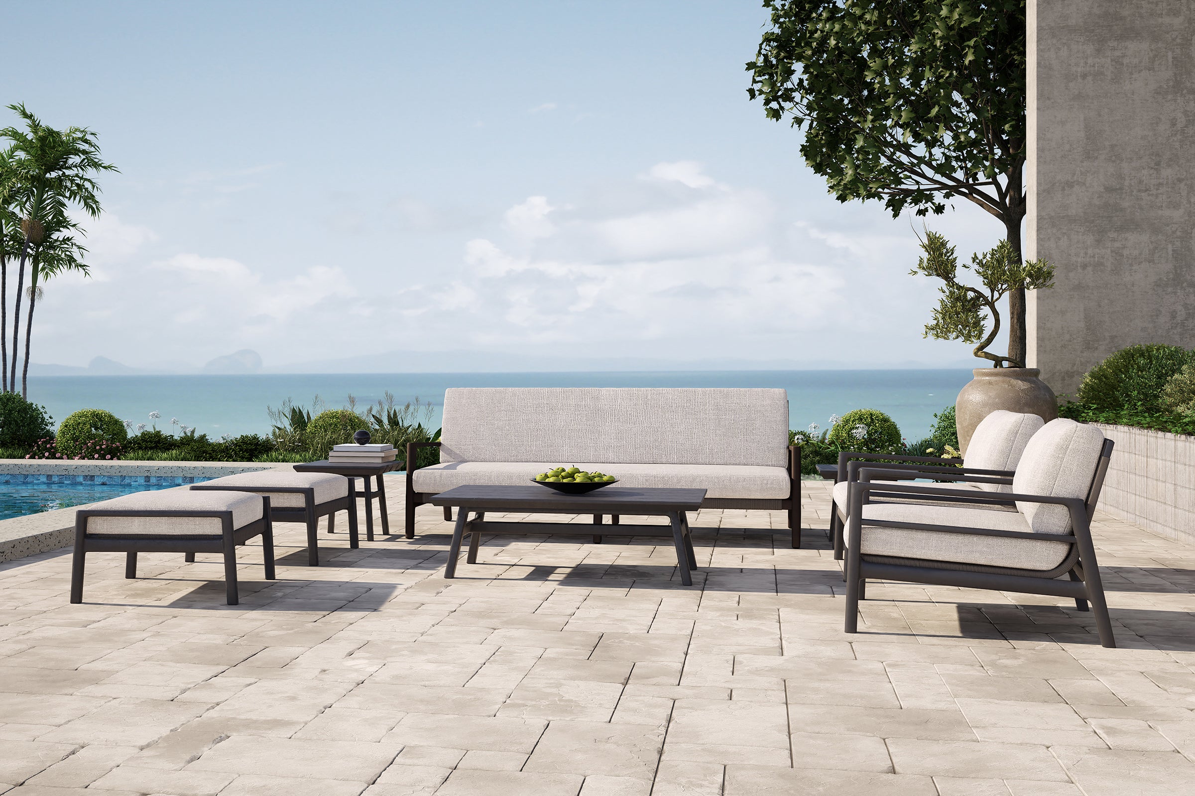 Copenhagen Outdoor Coffee Table Aluminium