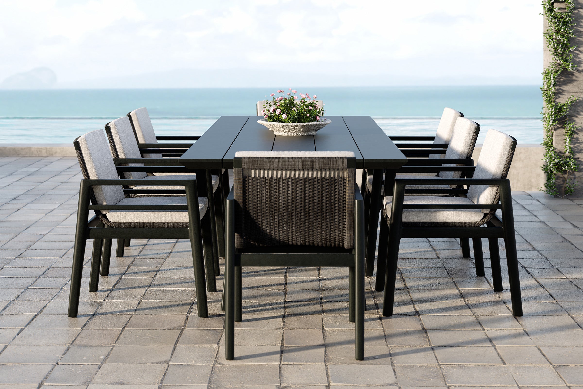 Copenhagen Outdoor Dining Chair Aluminium