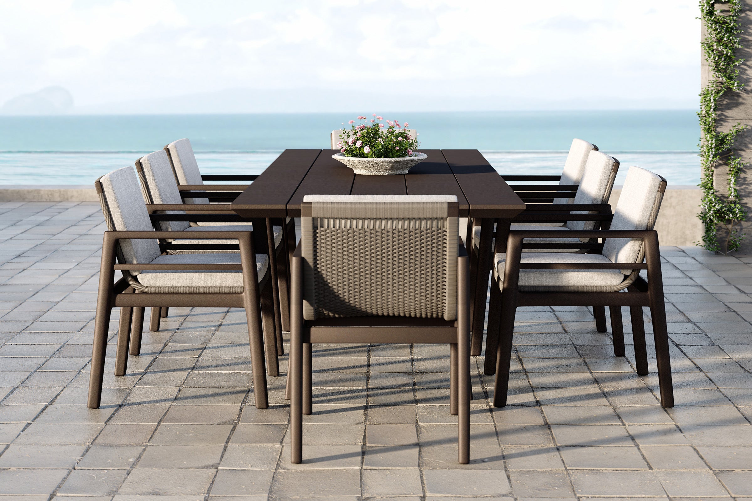 Copenhagen Outdoor Dining Chair Aluminium