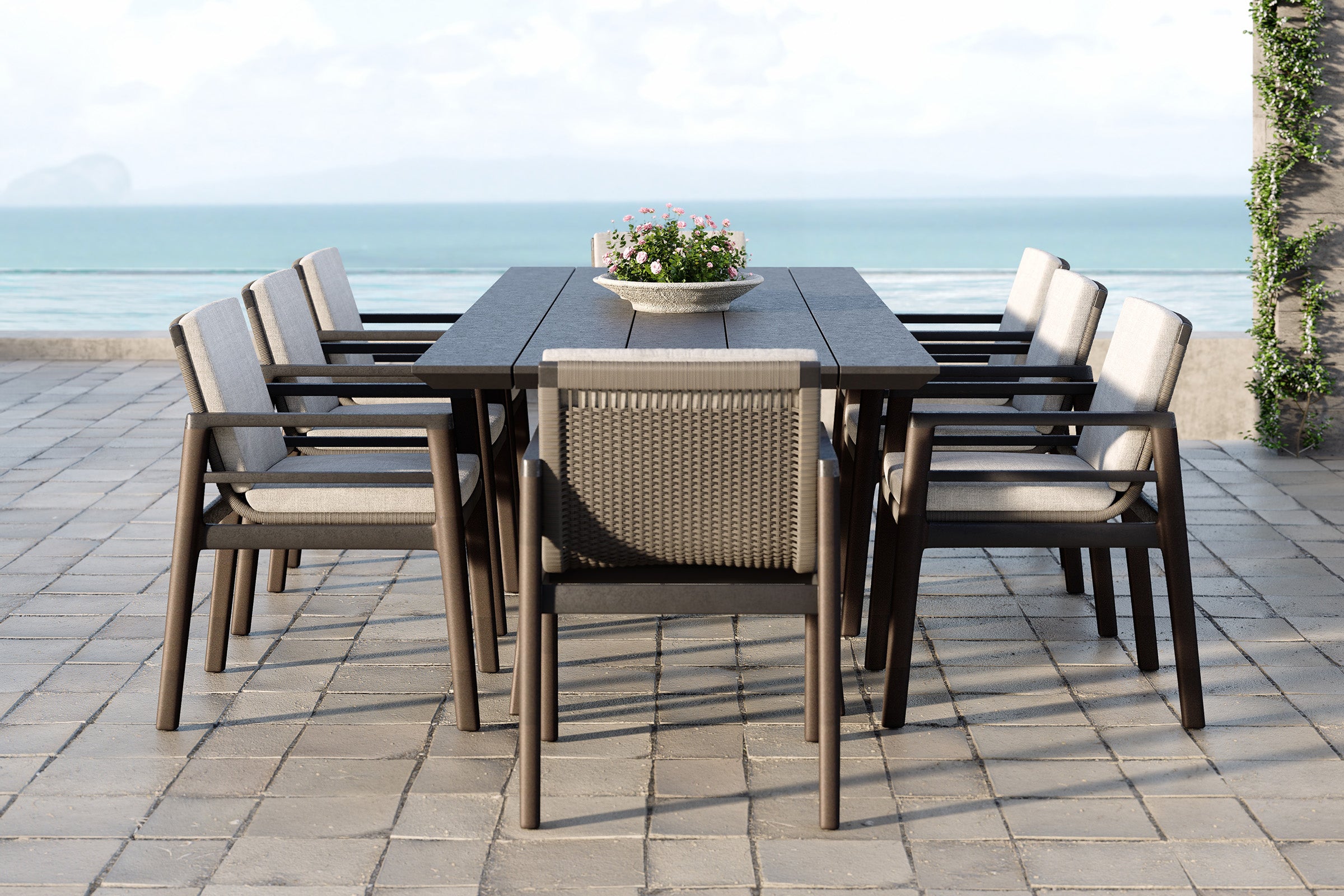 Copenhagen Outdoor Dining Chair Aluminium