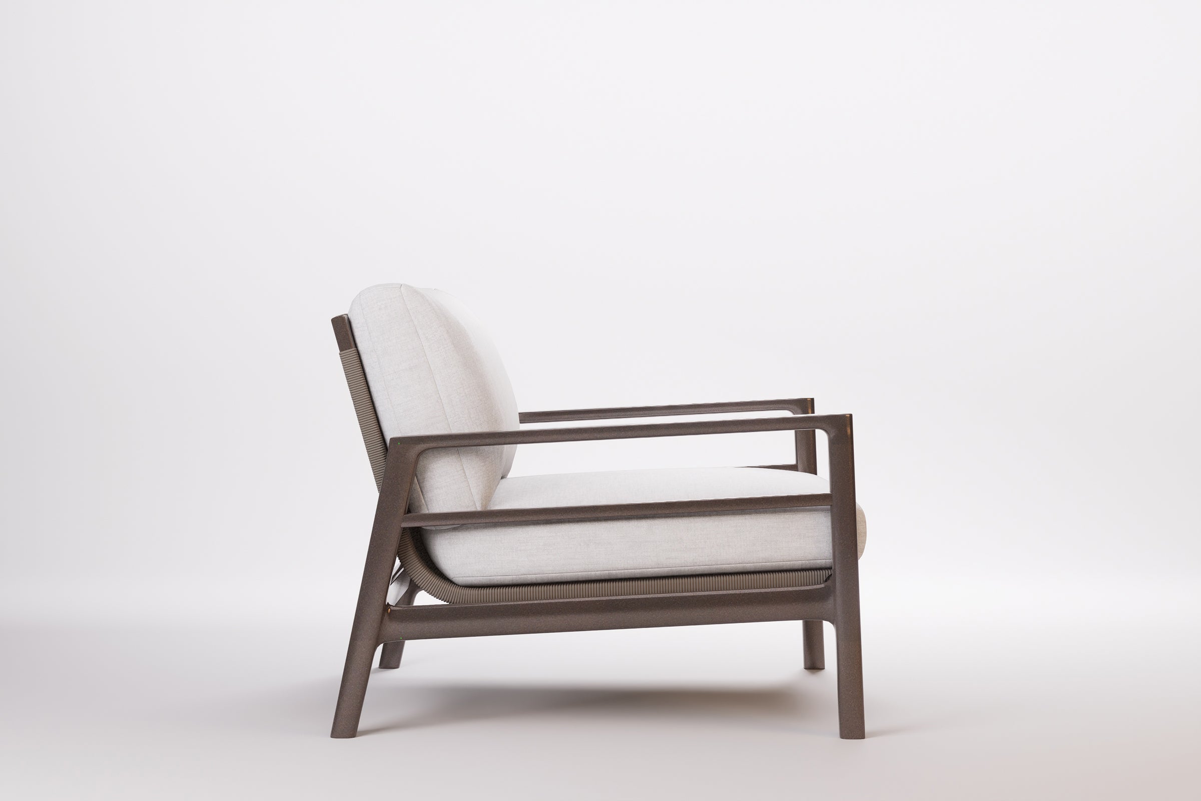 Copenhagen Outdoor Lounge Armchair Aluminium
