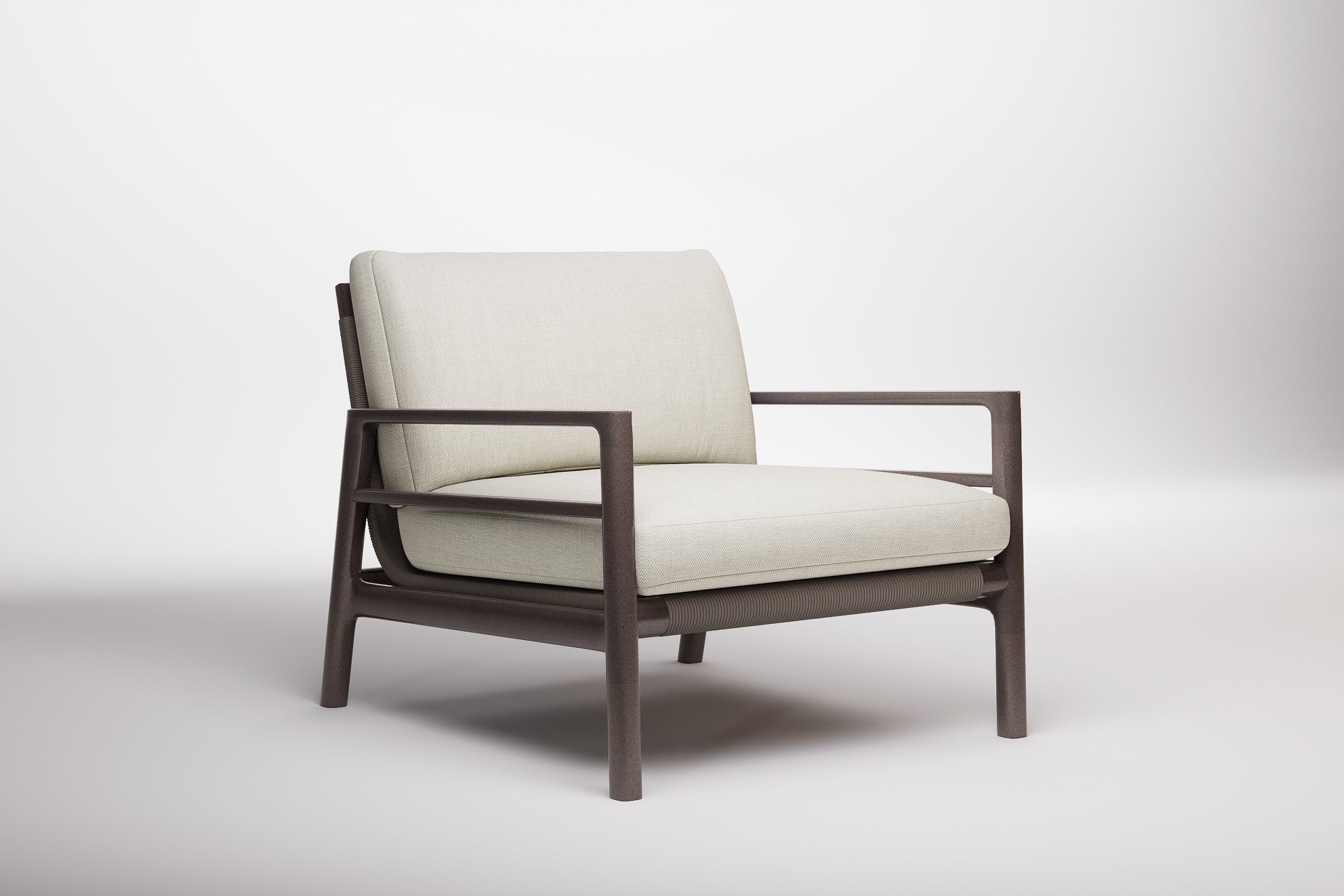 Copenhagen Outdoor Lounge Armchair Aluminium