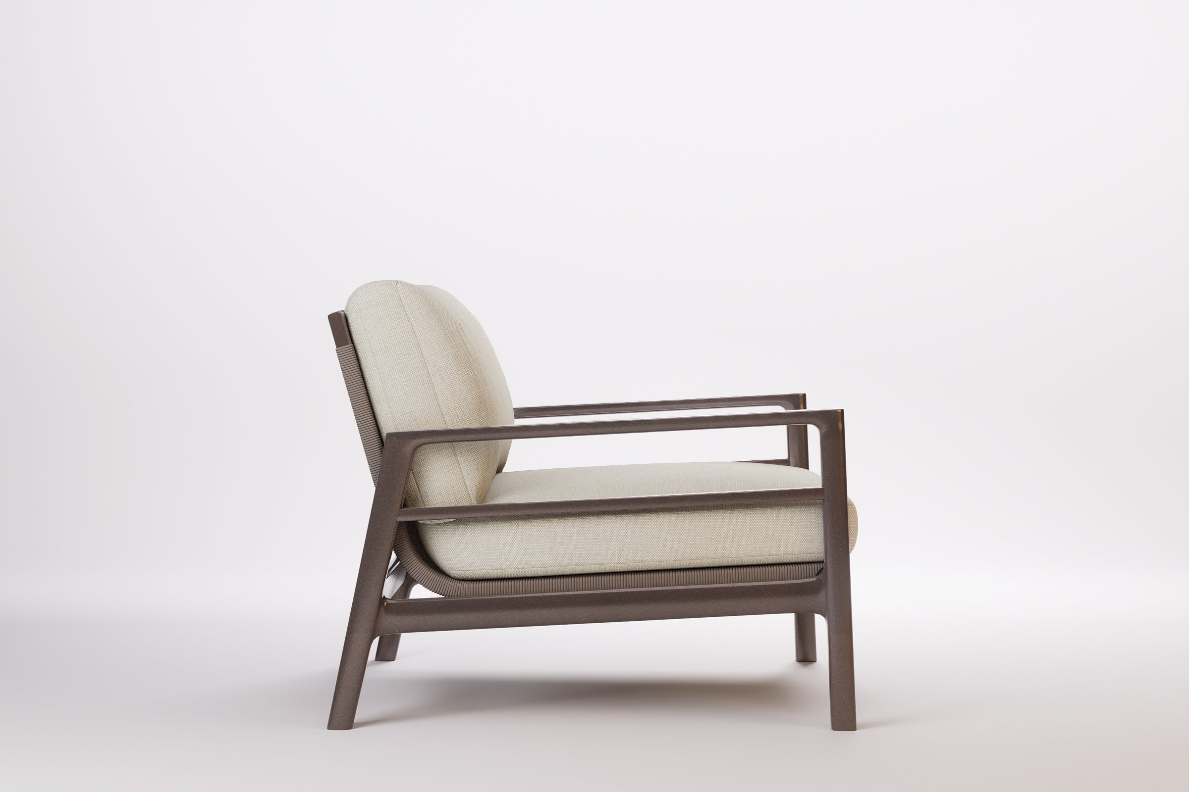 Copenhagen Outdoor Lounge Armchair Aluminium