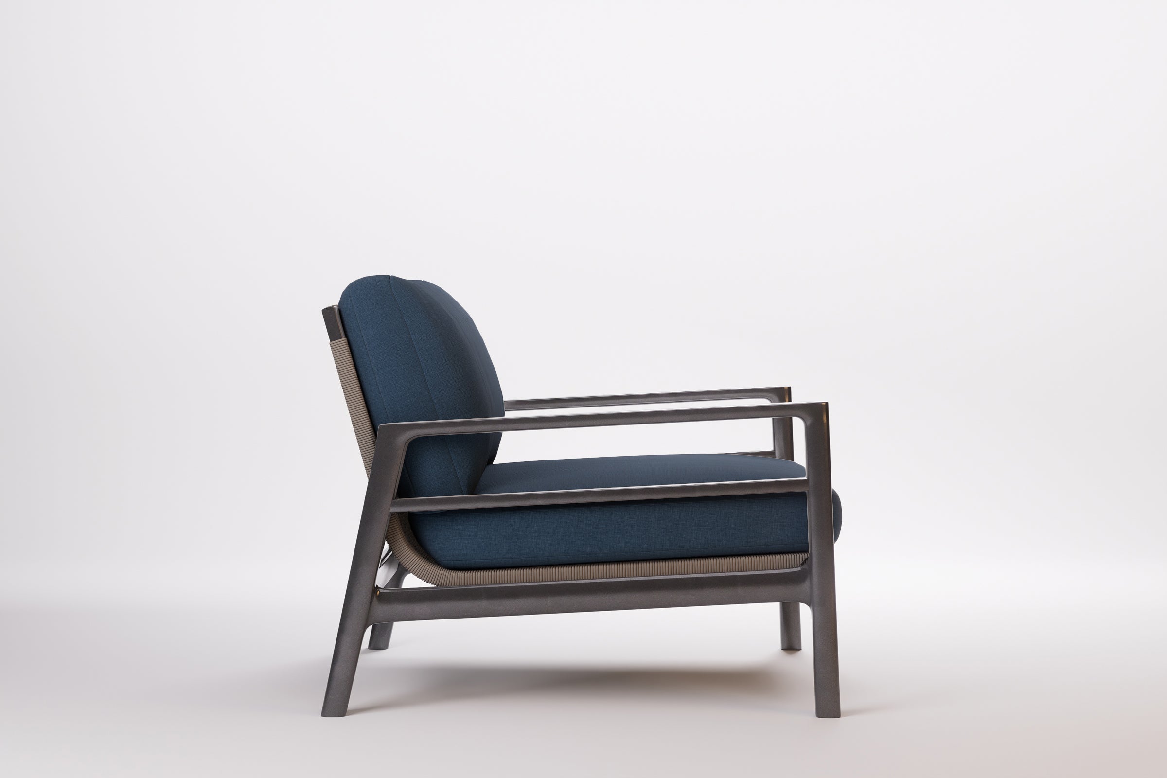 Copenhagen Outdoor Lounge Armchair Aluminium