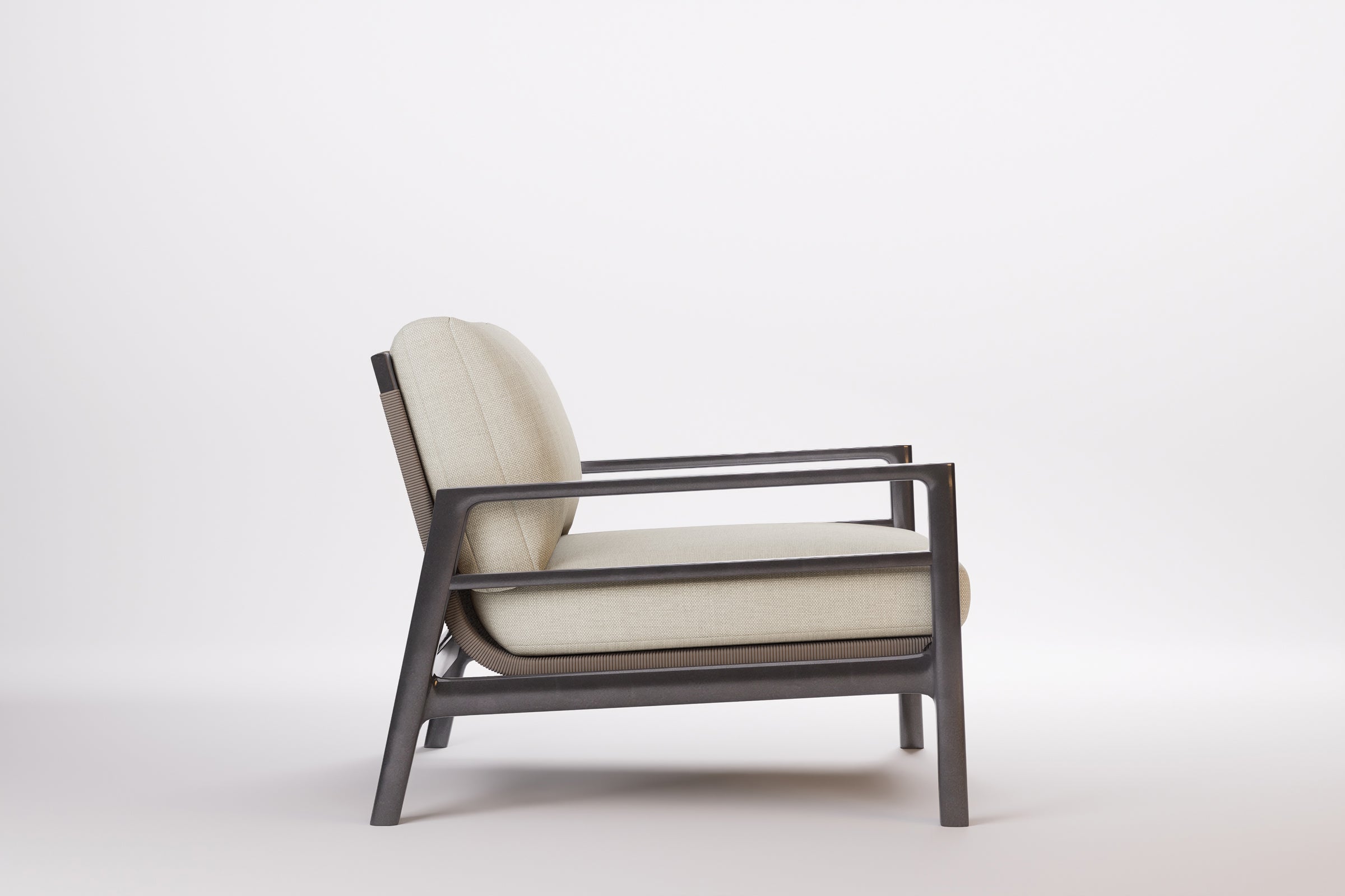 Copenhagen Outdoor Lounge Armchair Aluminium