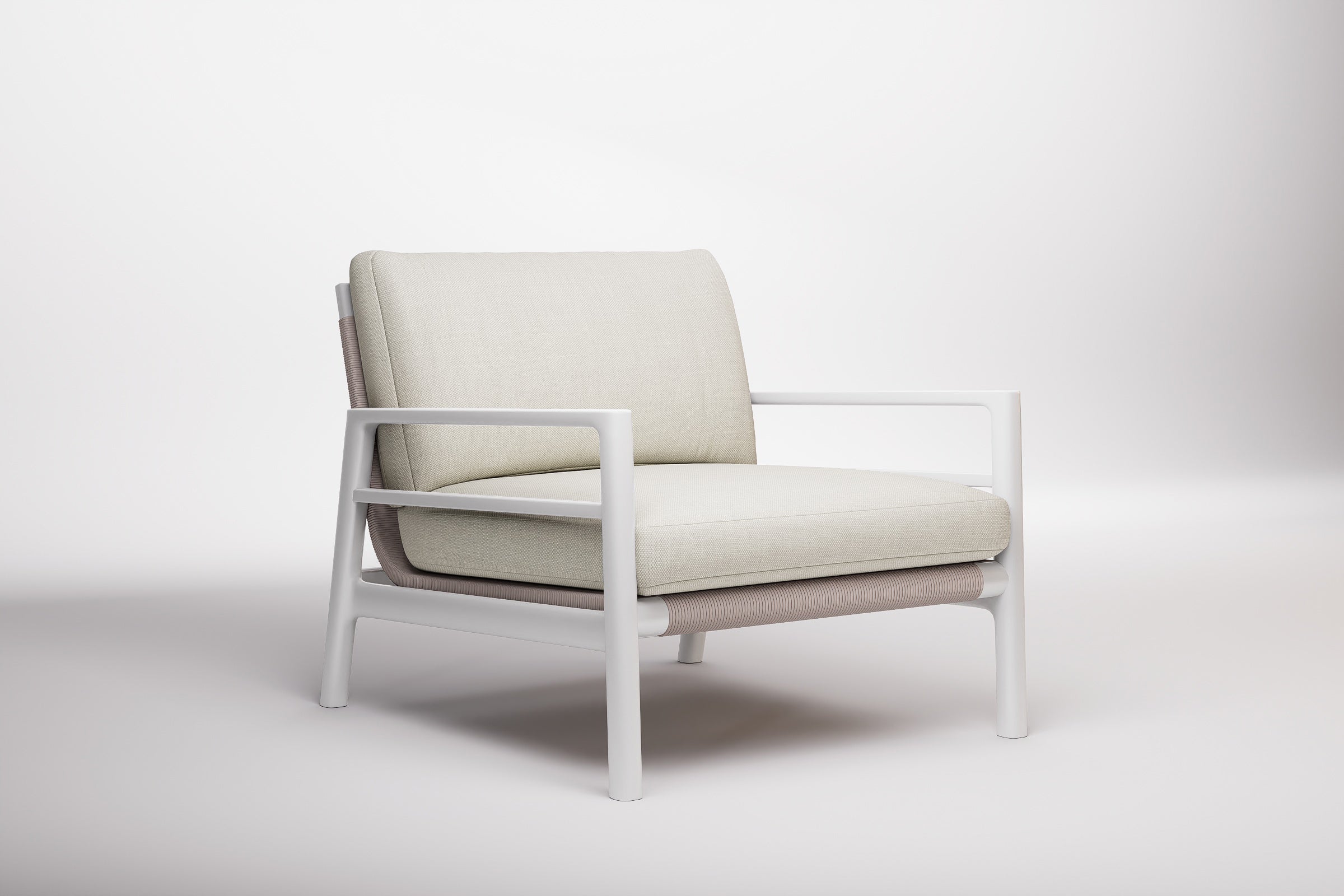 Copenhagen Outdoor Lounge Armchair Aluminium