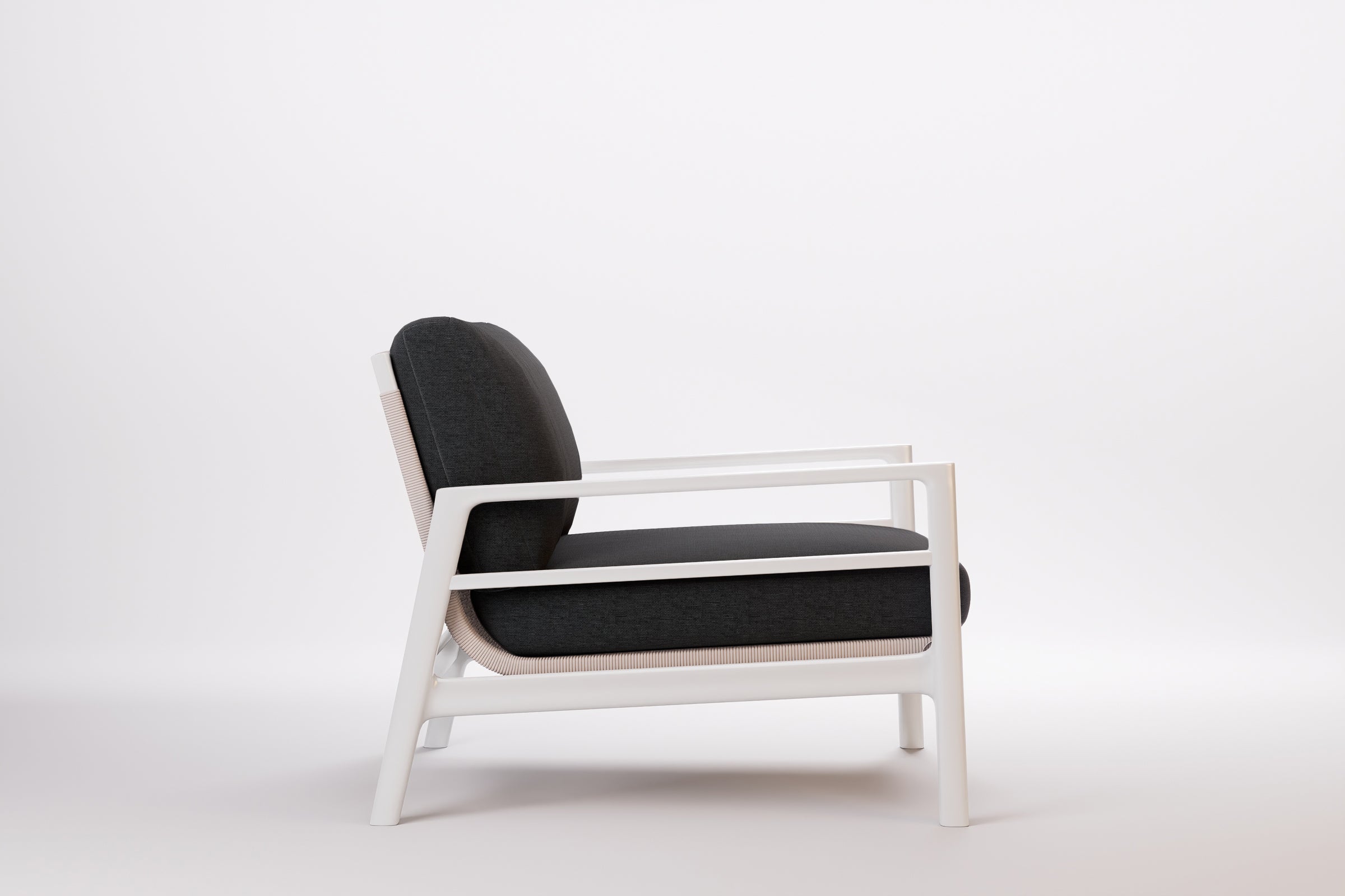 Copenhagen Outdoor Lounge Armchair Aluminium