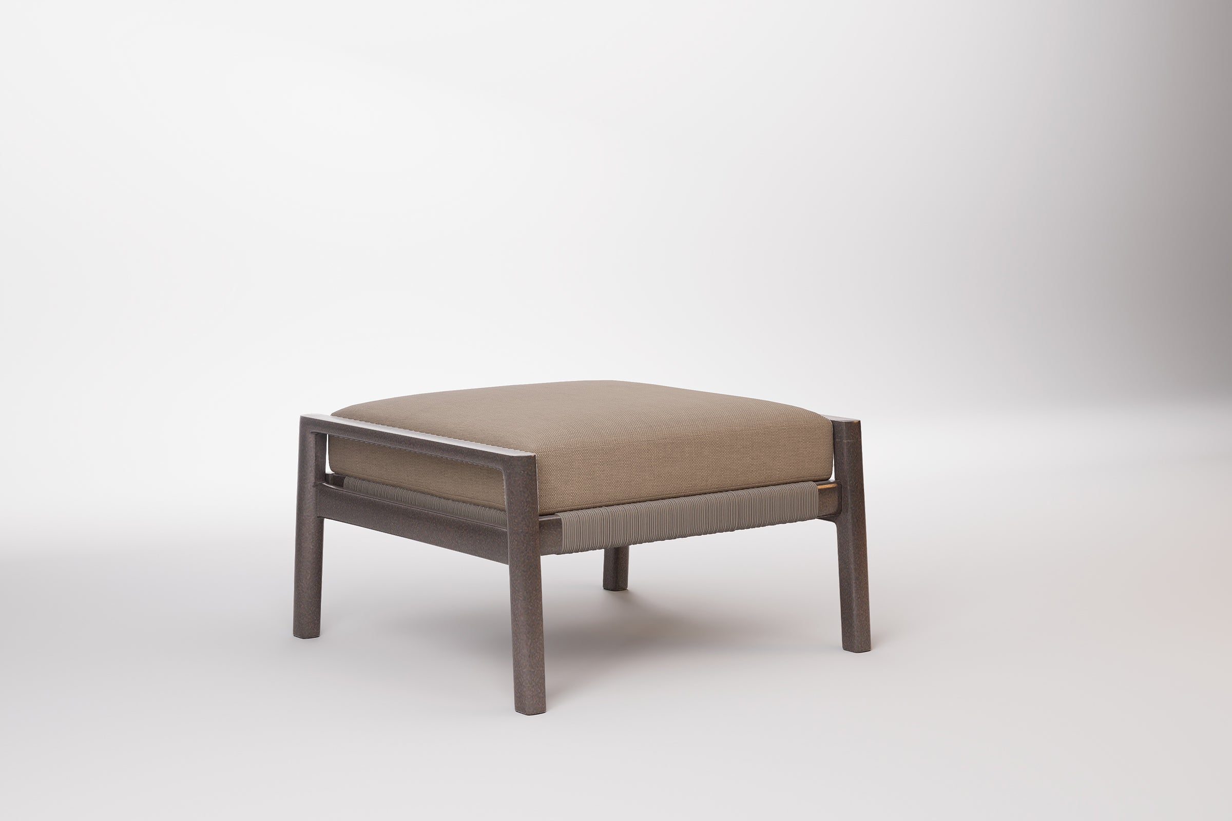 Copenhagen Outdoor Ottoman Aluminium