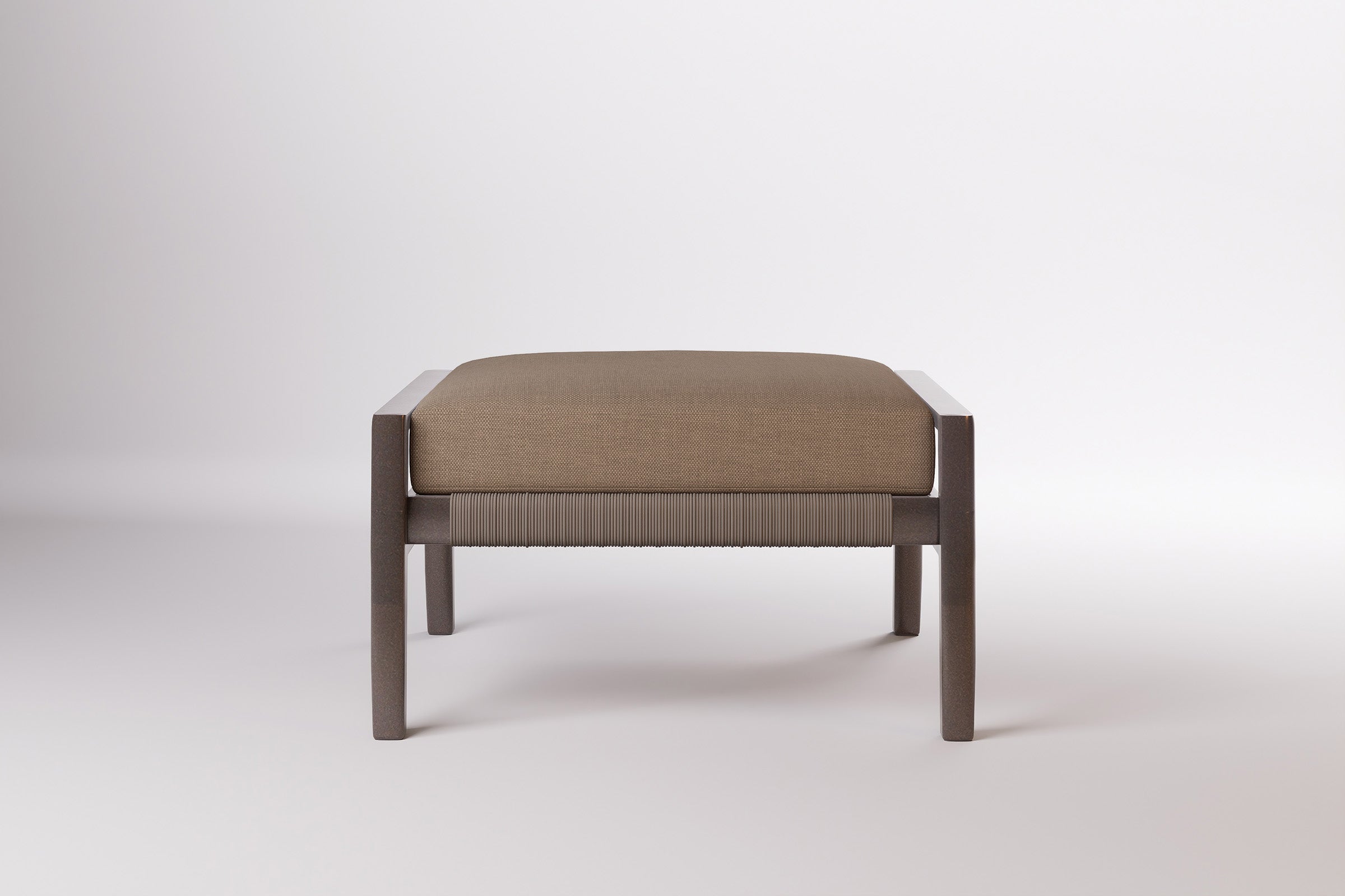 Copenhagen Outdoor Ottoman Aluminium