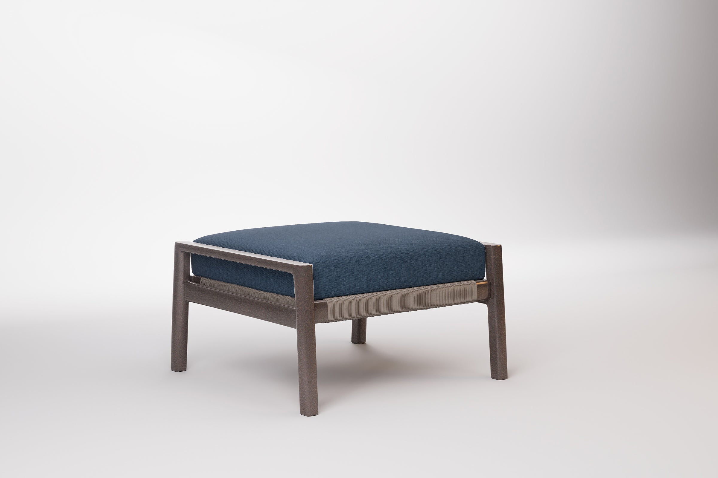 Copenhagen Outdoor Ottoman Aluminium