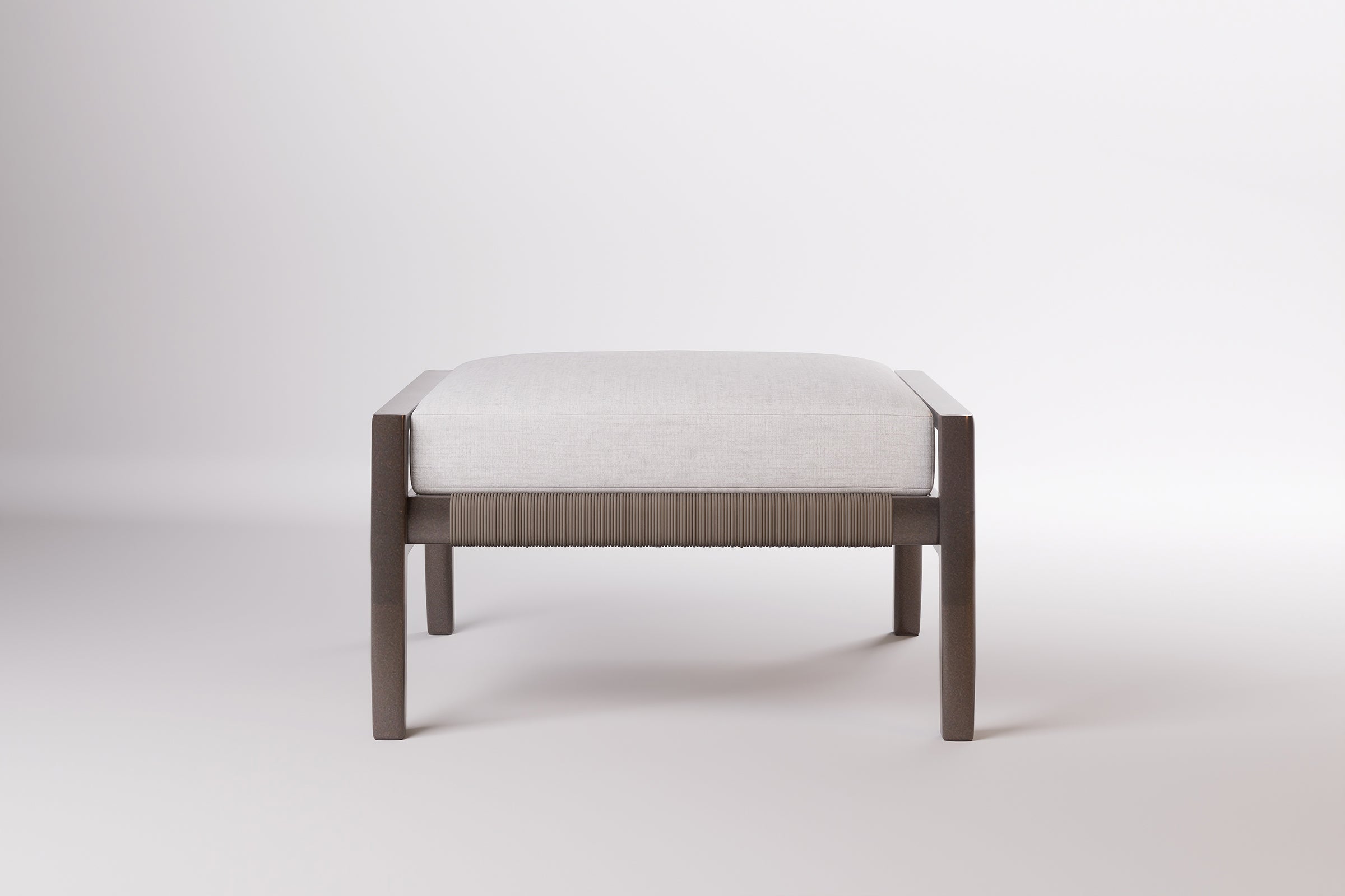 Copenhagen Outdoor Ottoman Aluminium