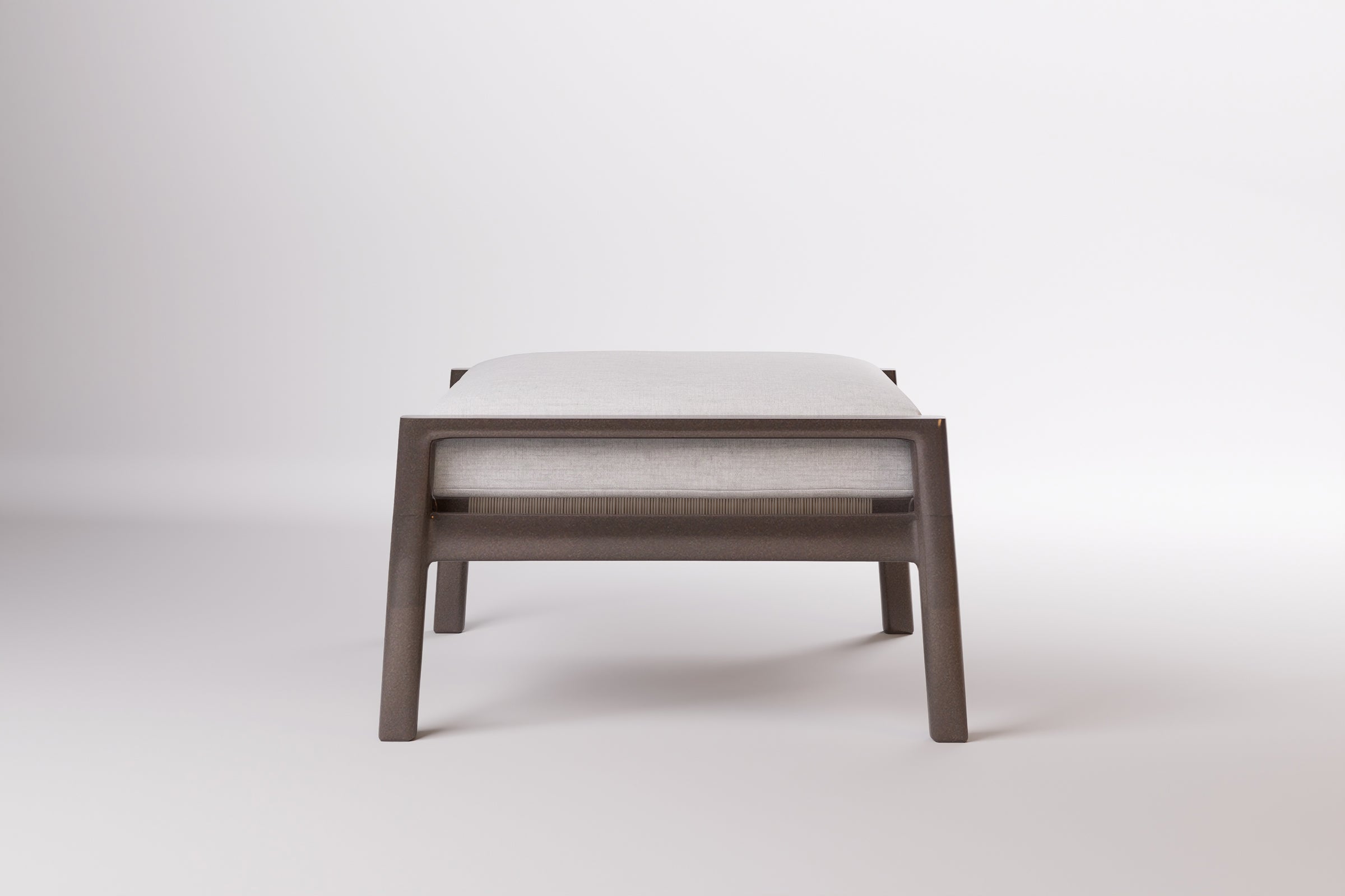 Copenhagen Outdoor Ottoman Aluminium