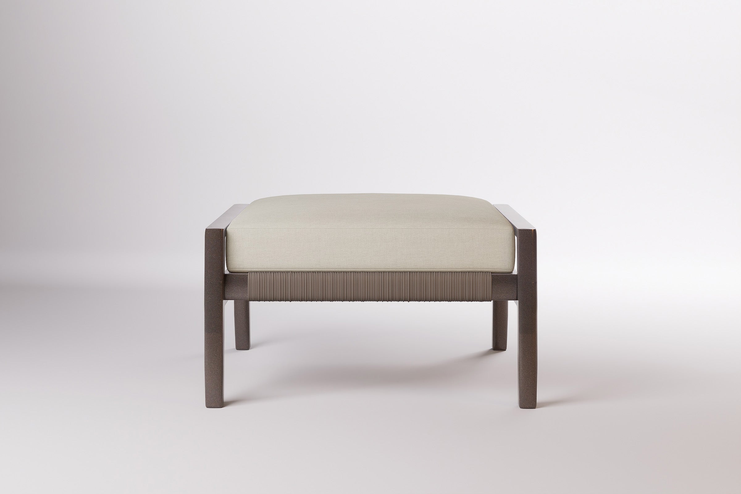Copenhagen Outdoor Ottoman Aluminium