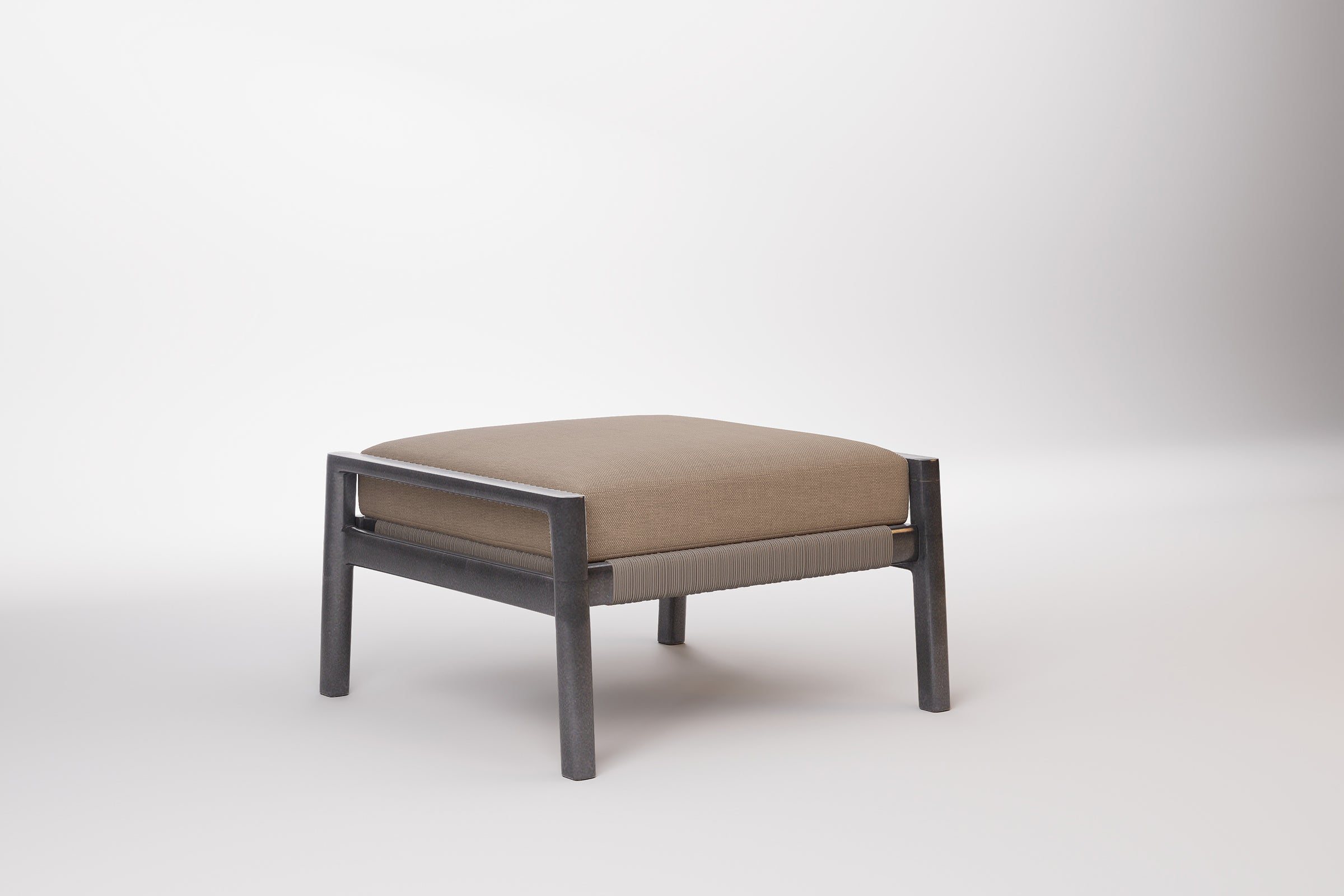 Copenhagen Outdoor Ottoman Aluminium