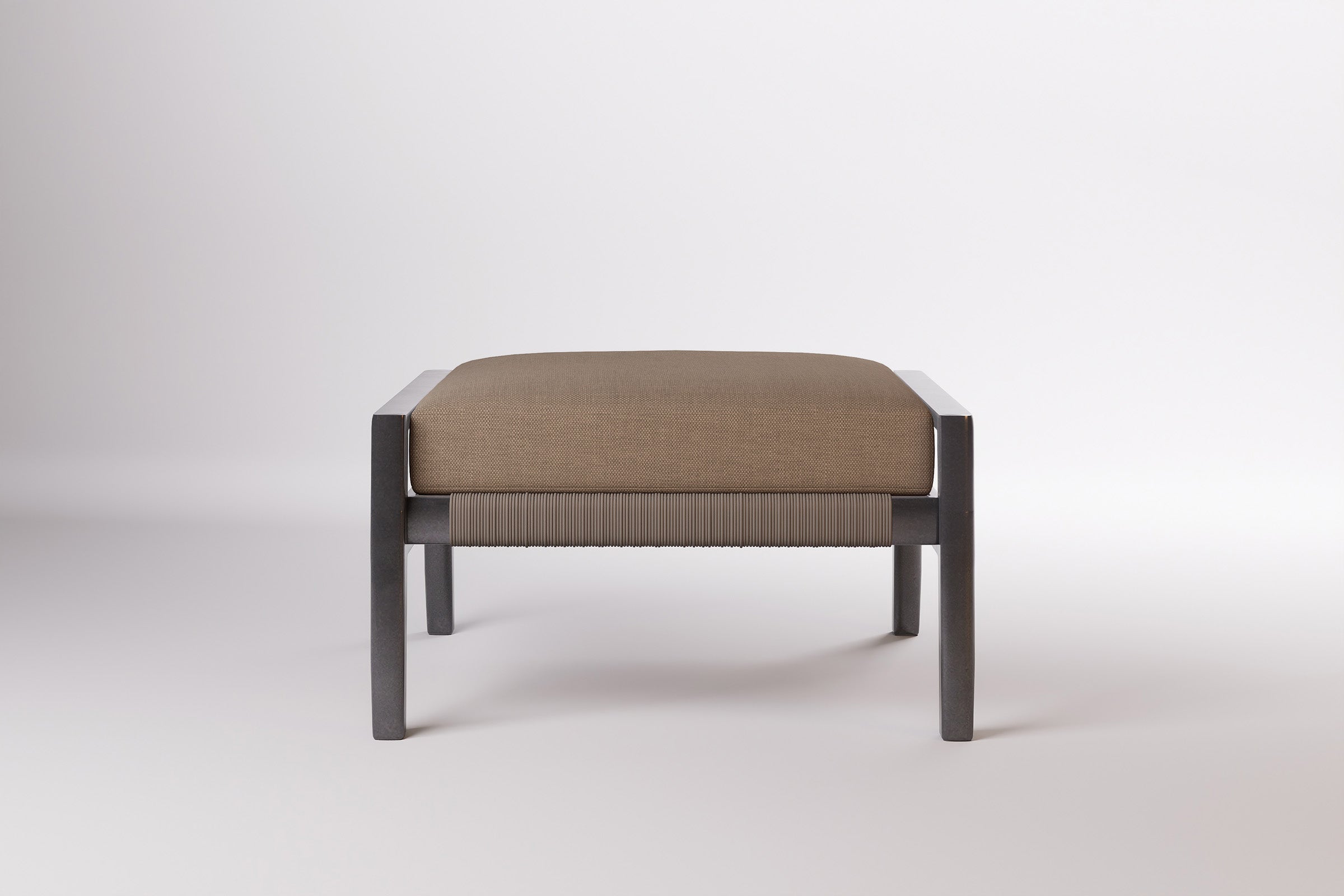 Copenhagen Outdoor Ottoman Aluminium