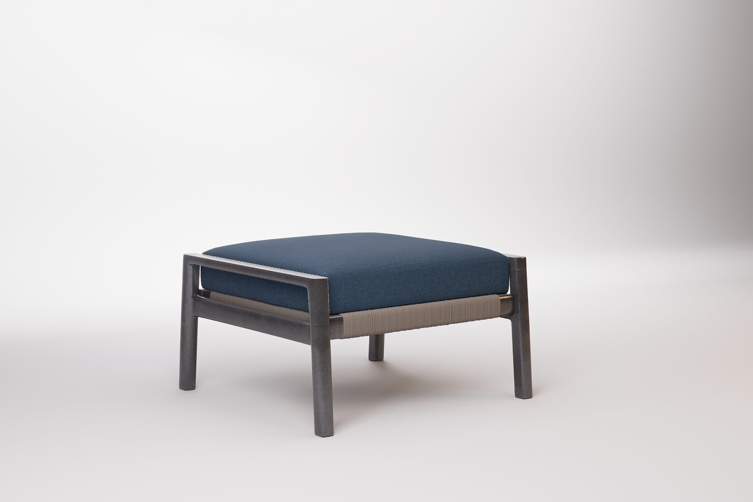 Copenhagen Outdoor Ottoman Aluminium